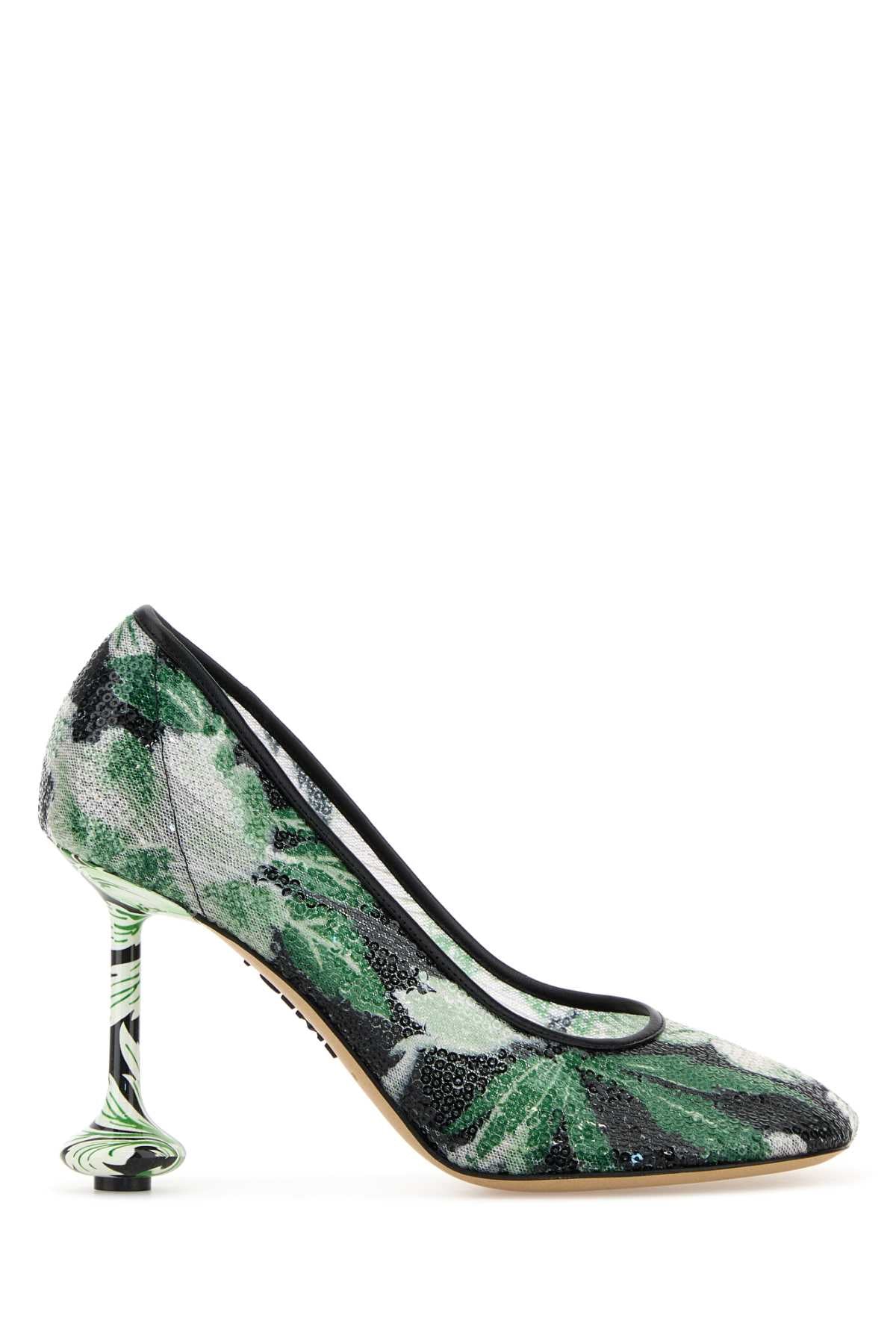 Loewe Women Embellished Mesh Toy Pumps LOEWE