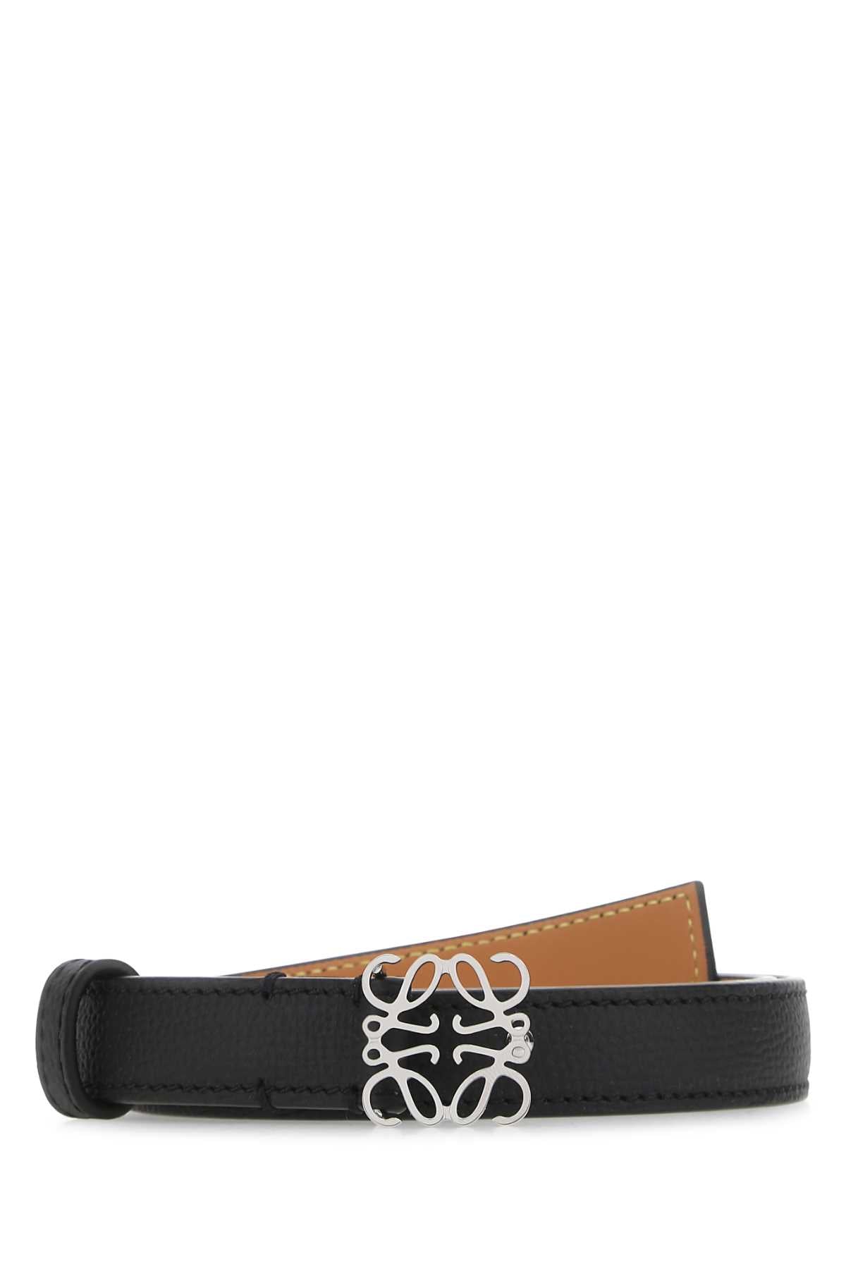Loewe Women Black Leather Belt LOEWE