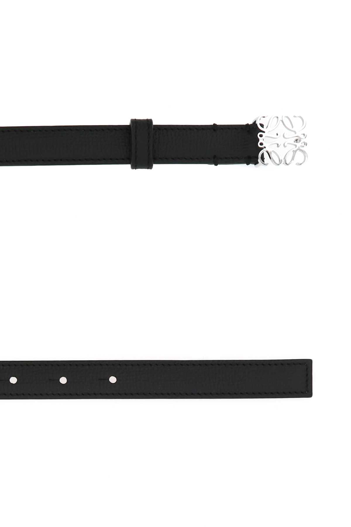 Loewe Women Black Leather Belt LOEWE