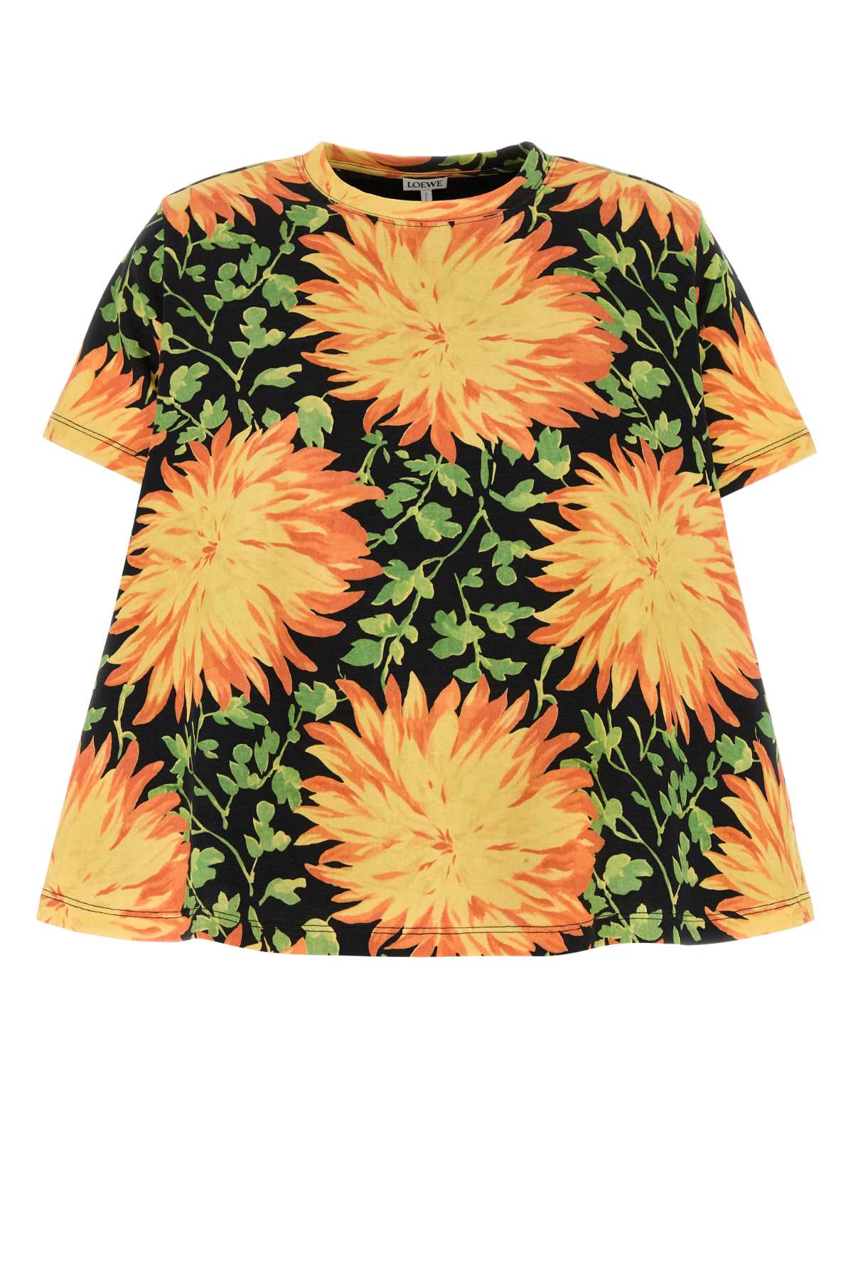 Loewe Women Printed Cotton Blend T-Shi LOEWE