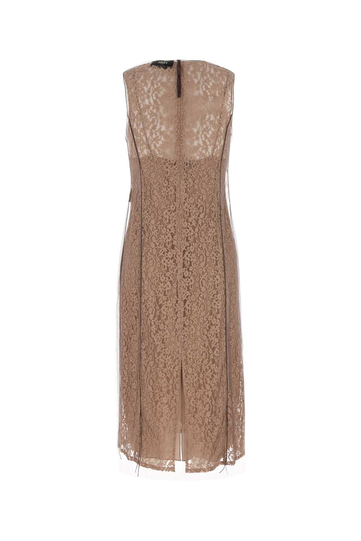 Fendi Women Biscuit Lace Dress FENDI