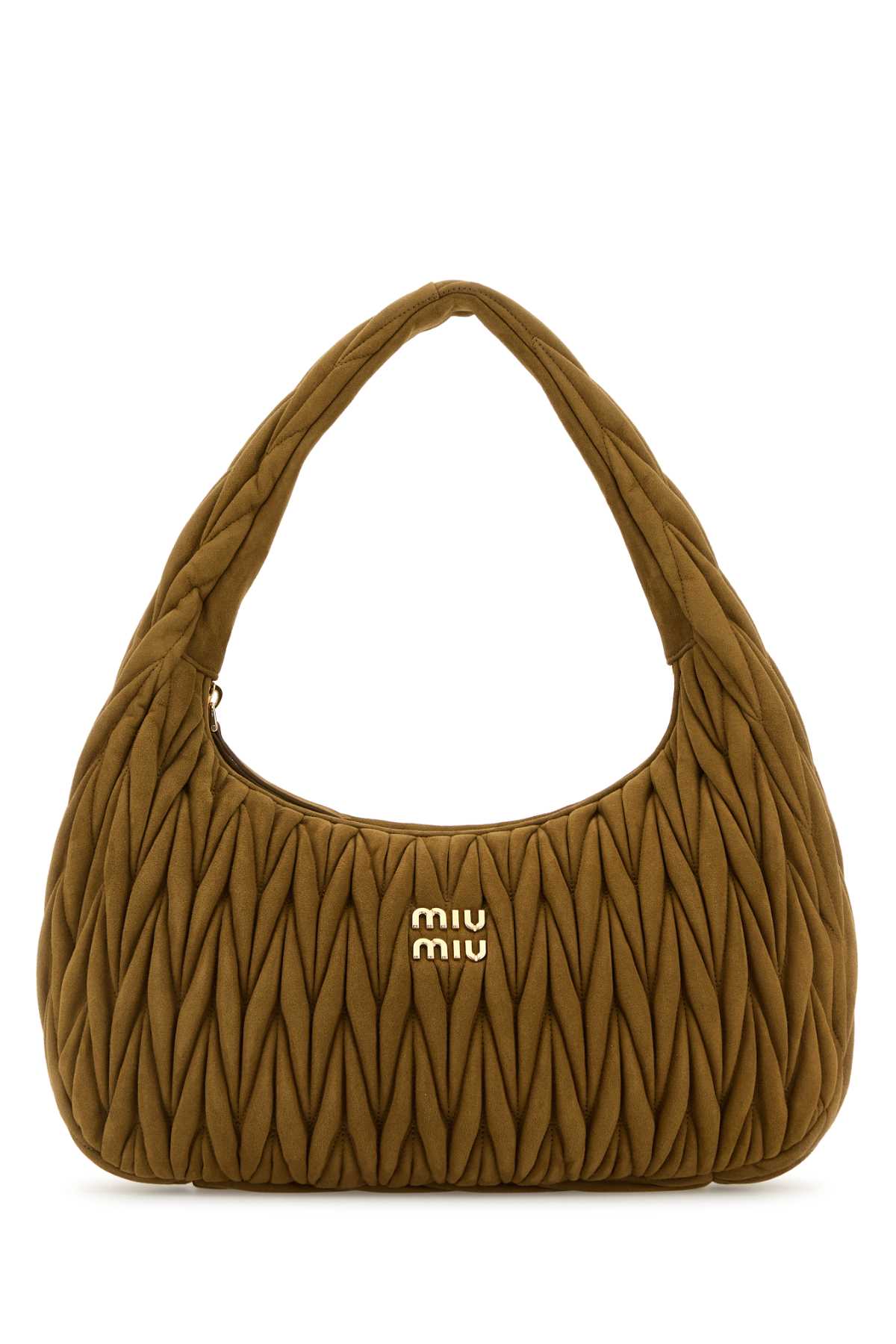 Miu Miu Women Biscuit Suede Shoulder Bag MIU MIU
