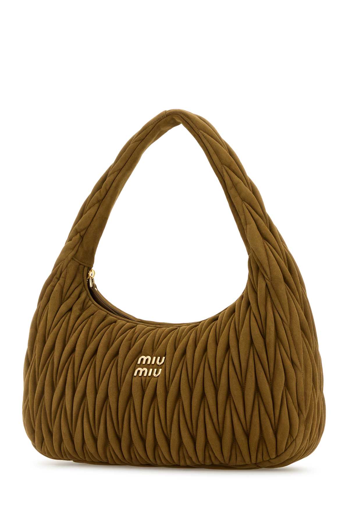 Miu Miu Women Biscuit Suede Shoulder Bag MIU MIU