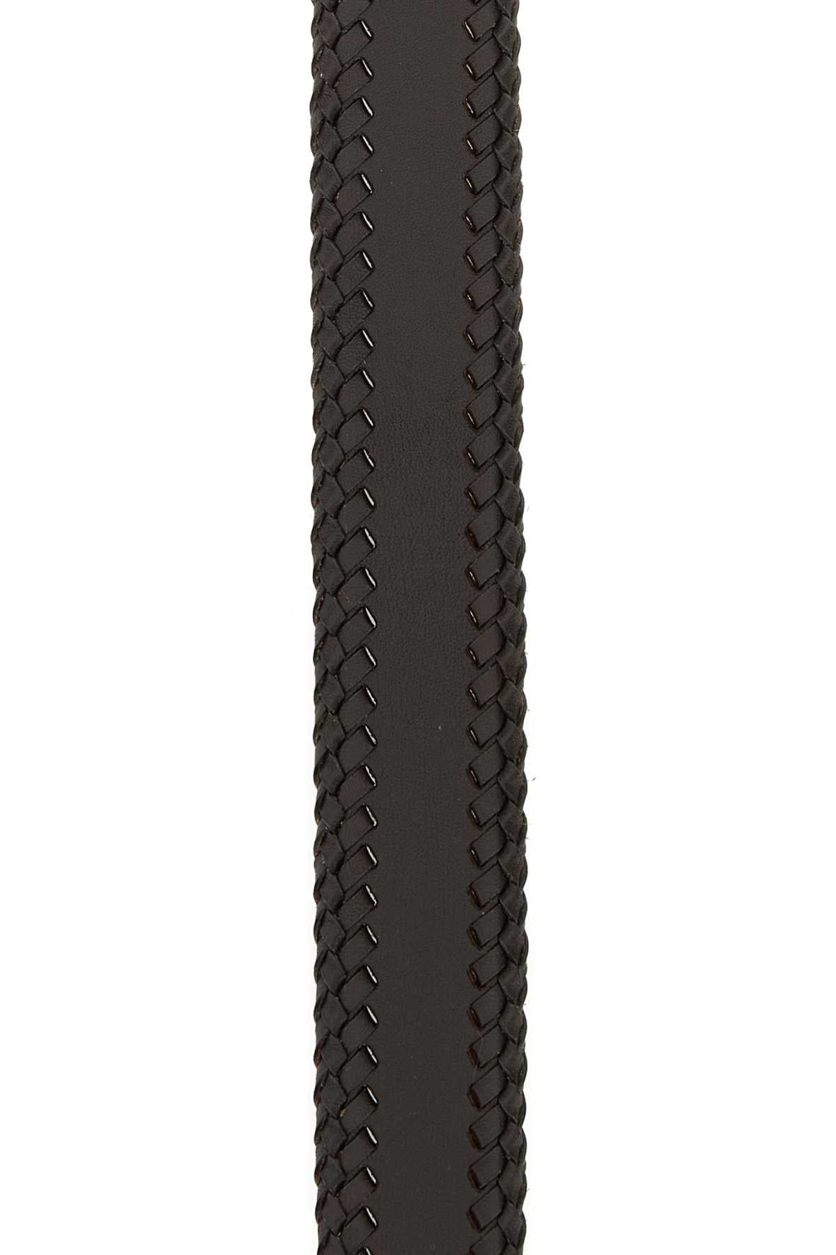 Prada Women Brown Leather Belt PRADA