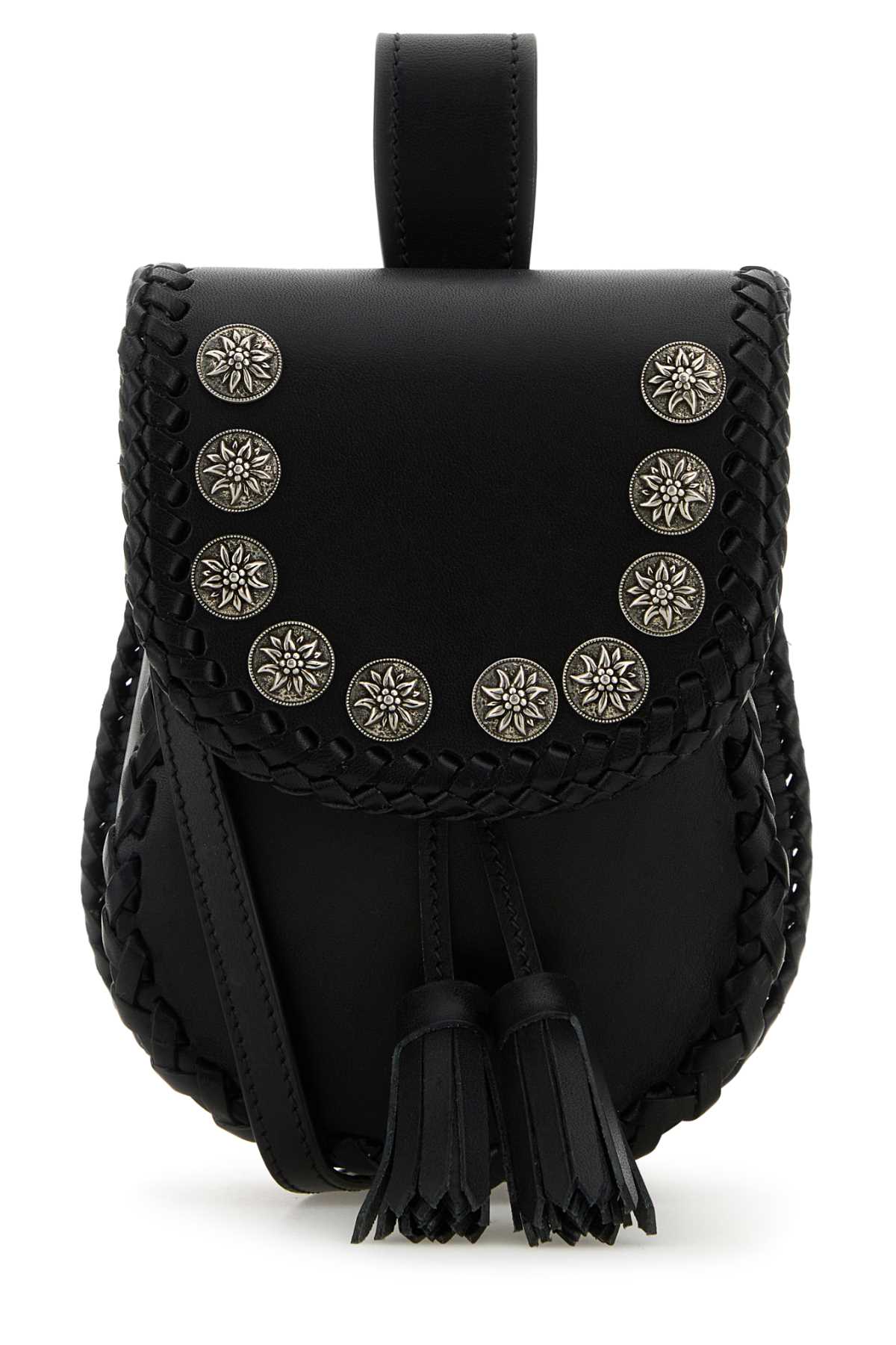 Prada Women Black Leather Crossbody Bag PRADA