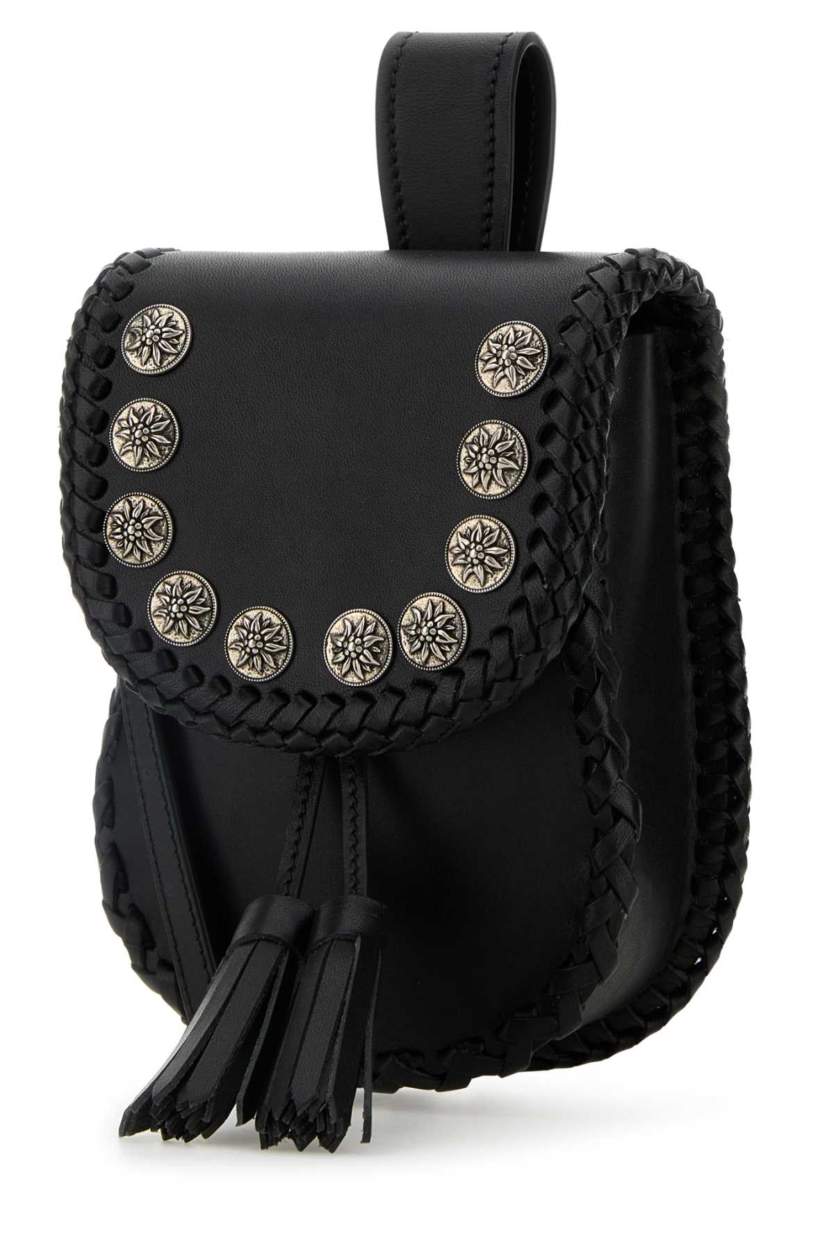 Prada Women Black Leather Crossbody Bag PRADA
