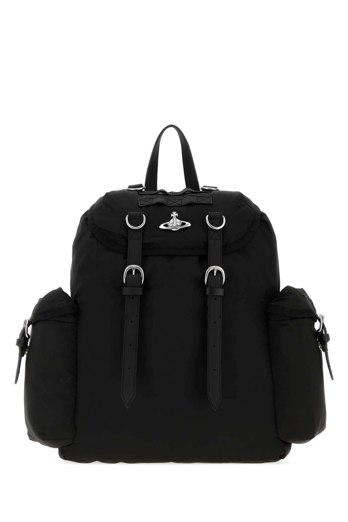 Vivienne Westwood Women Black Fabric Highland Backpack VIVIENNE WESTWOOD