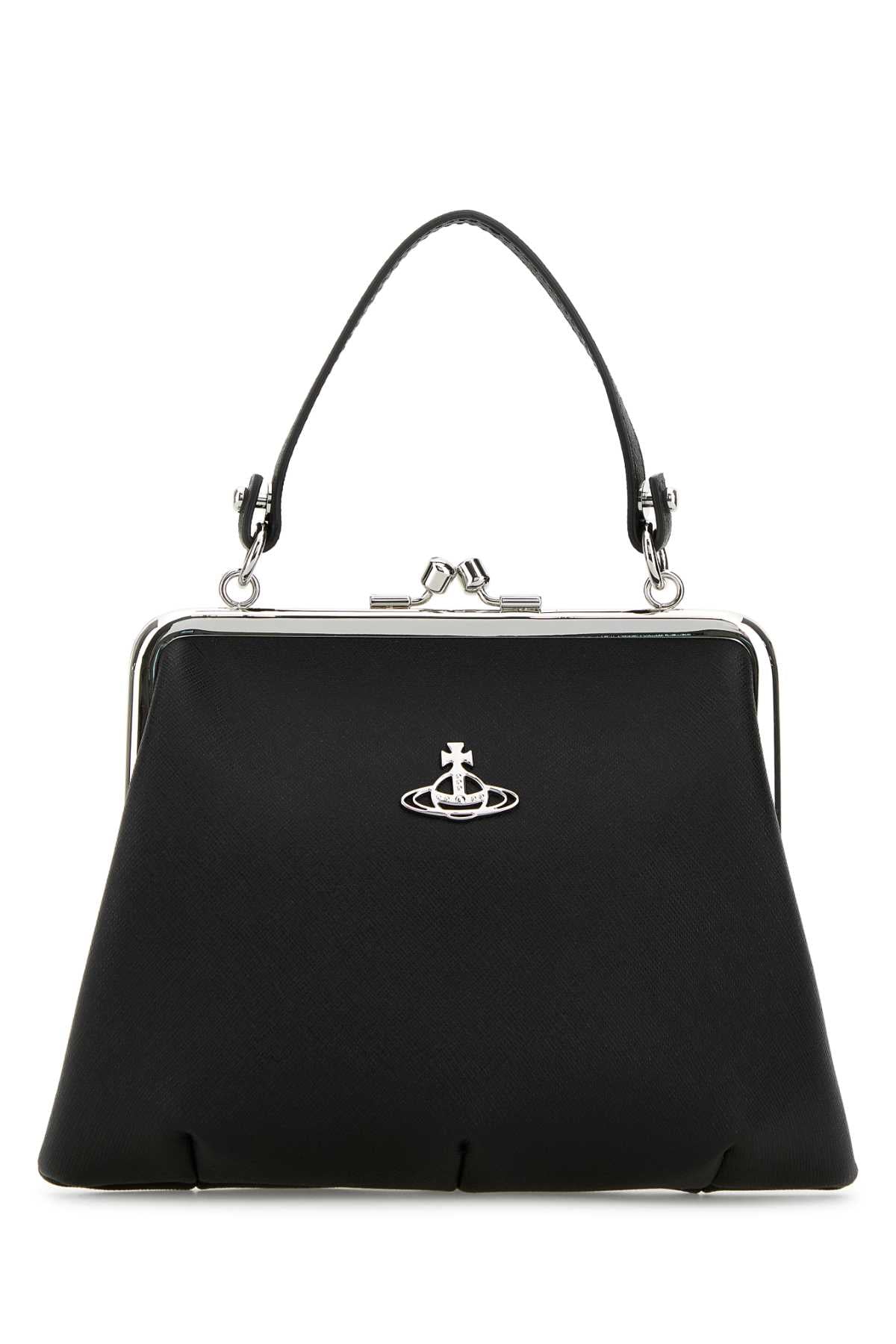 Vivienne Westwood Women Black Synthetic Leather Granny Handbag VIVIENNE WESTWOOD