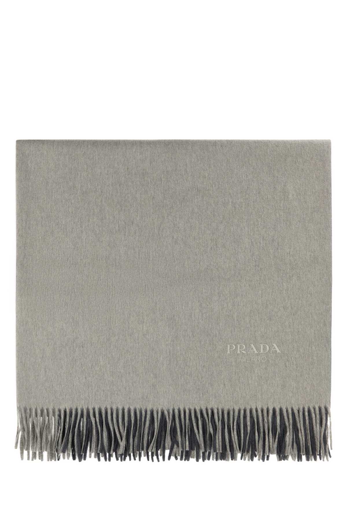 Prada Unisex Two-Tone Cashmere Blend Blanket PRADA