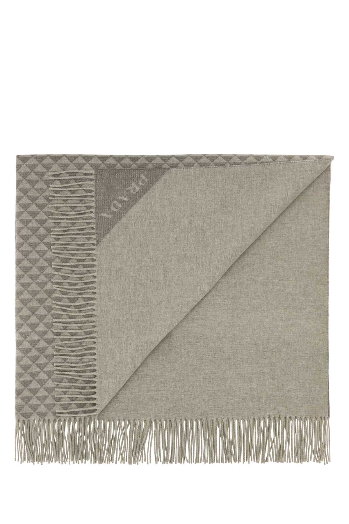 Prada Unisex Embroidered Wool Blend Symbole Double Blanket PRADA