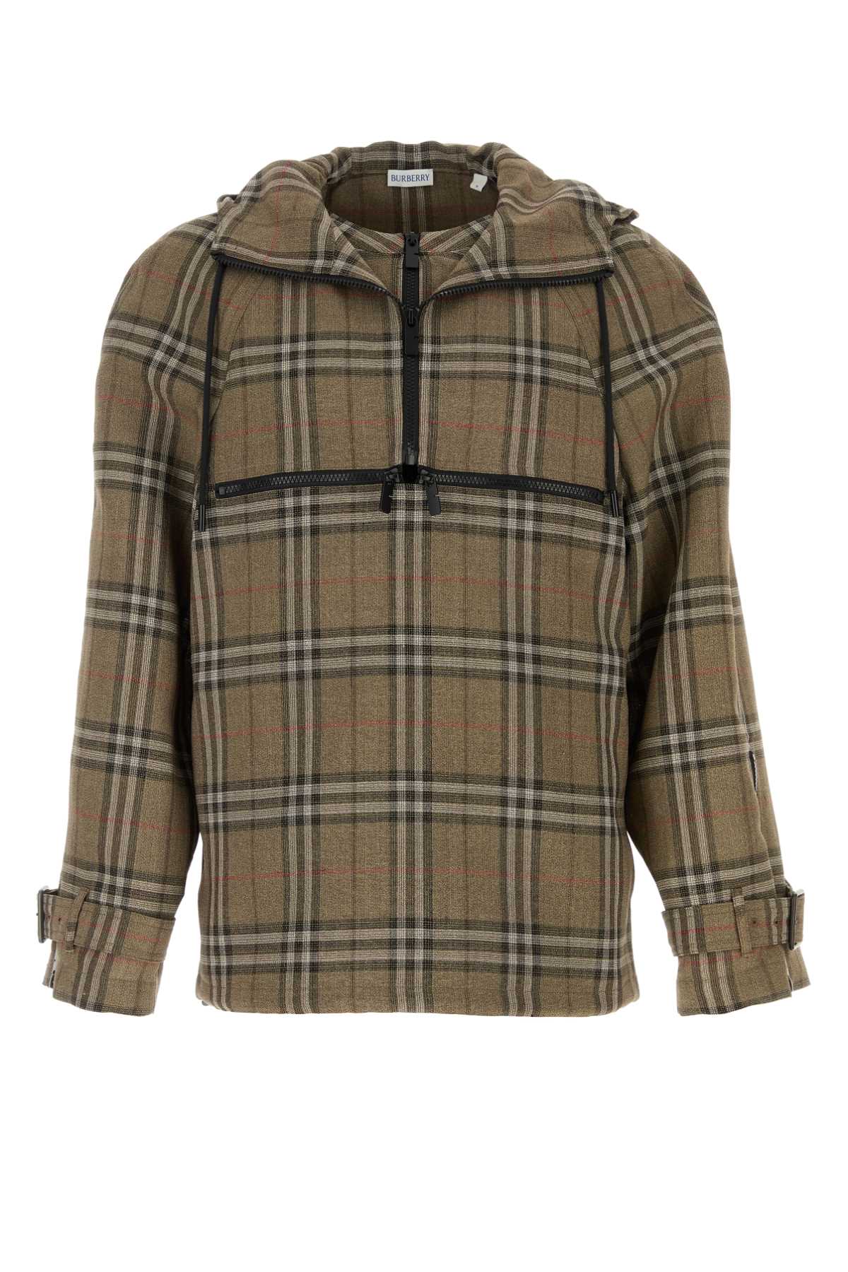 Burberry Men Embroidered Viscose Blend Sweatshirt BURBERRY