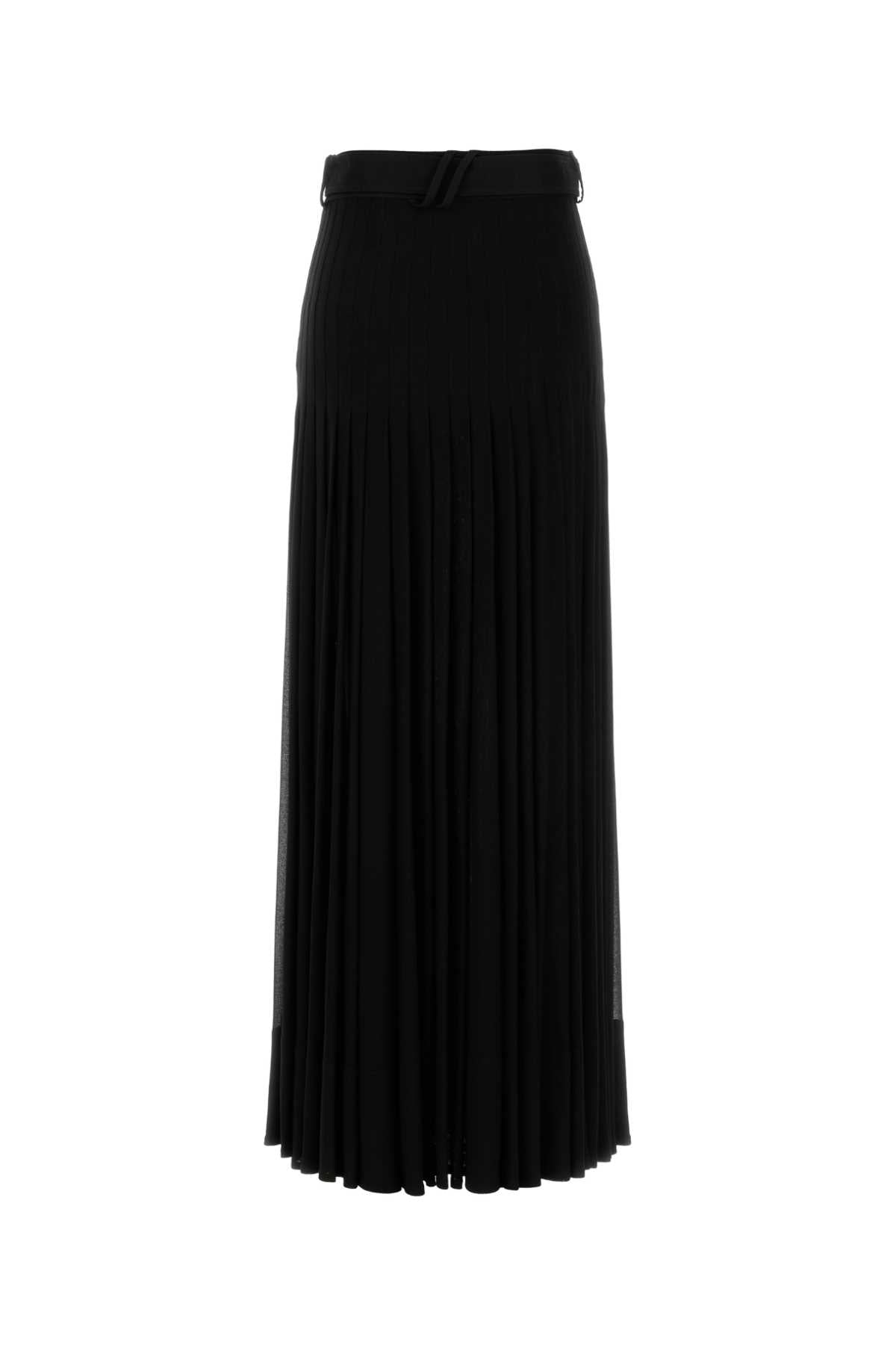 Burberry Women Black Crepe Skirt BURBERRY