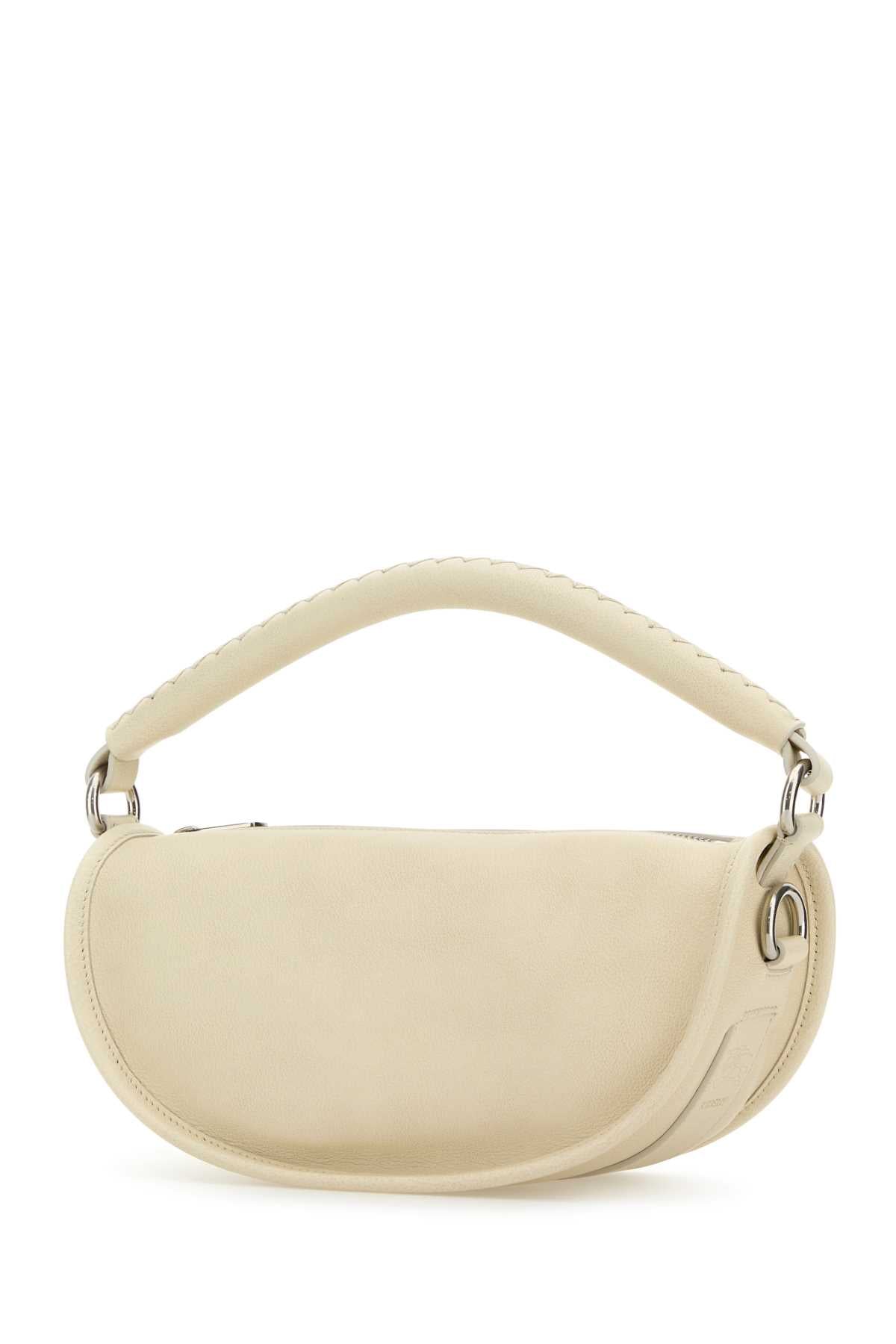 Burberry Women Ivory Leather Handbag BURBERRY