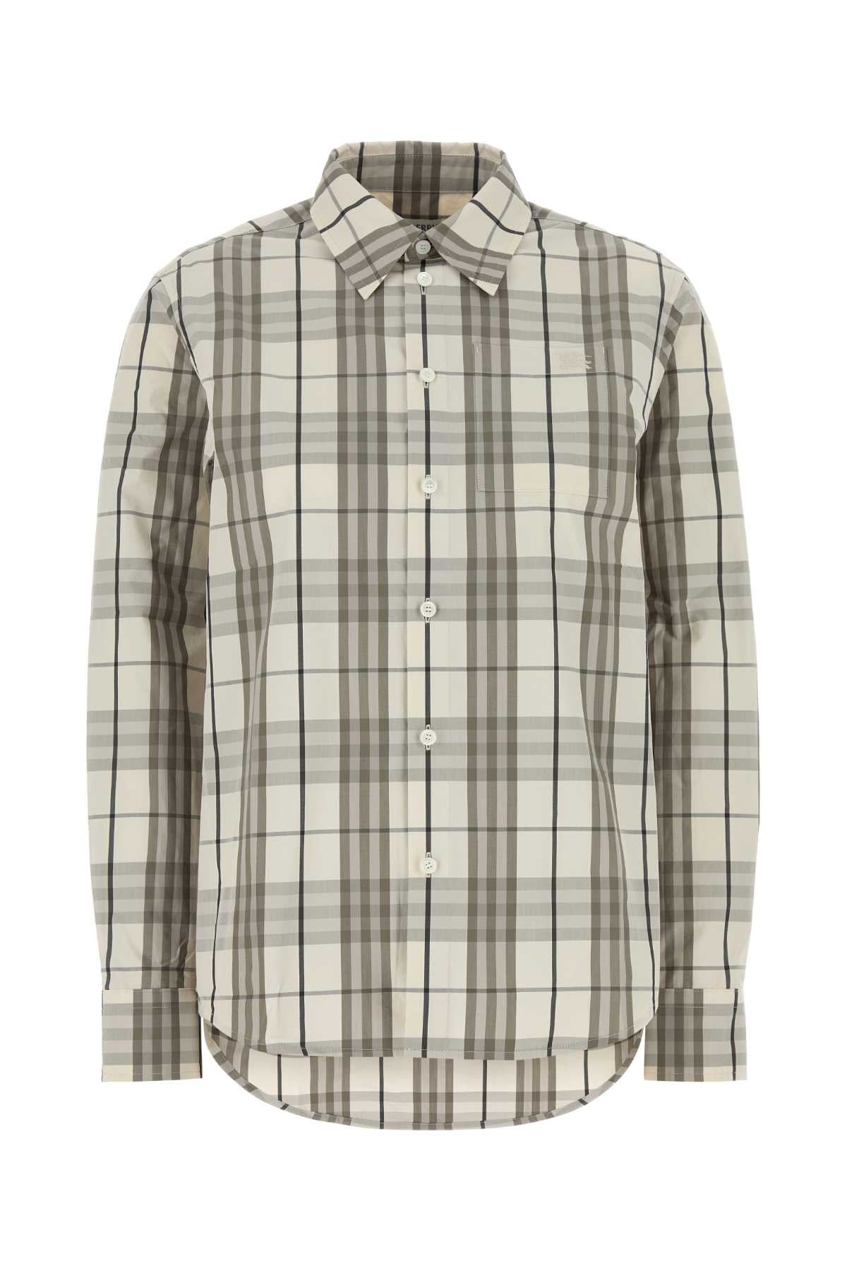 Burberry Women Embroidered Poplin Shirt BURBERRY