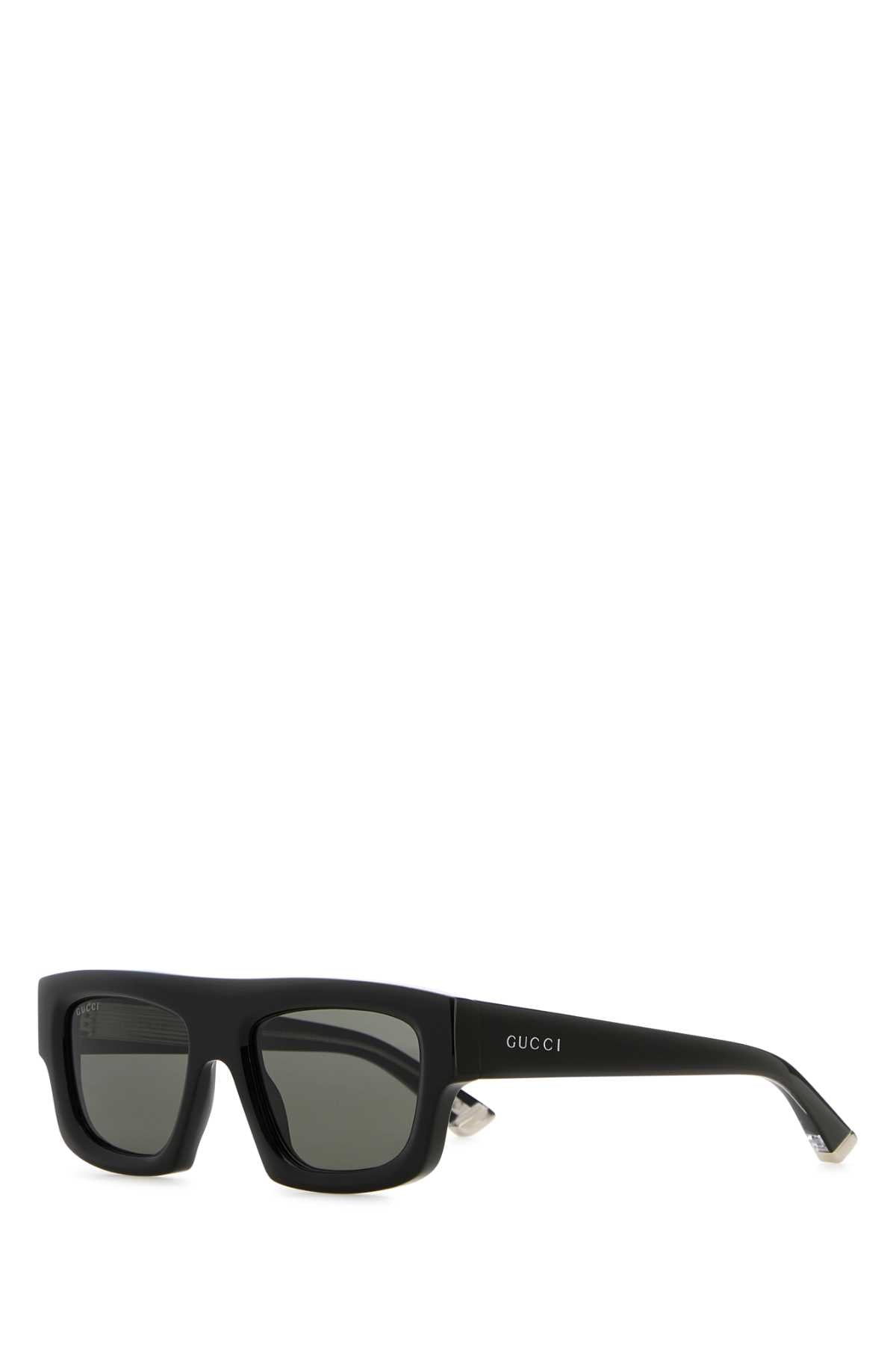Gucci Men Black Acetate Sunglasses GUCCI