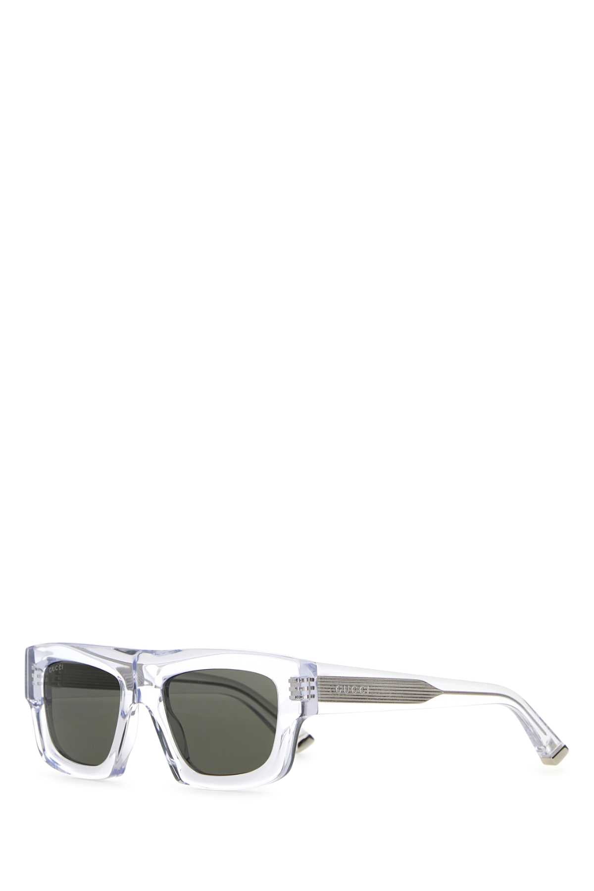 Gucci Men Transparent Acetate Sunglasses GUCCI