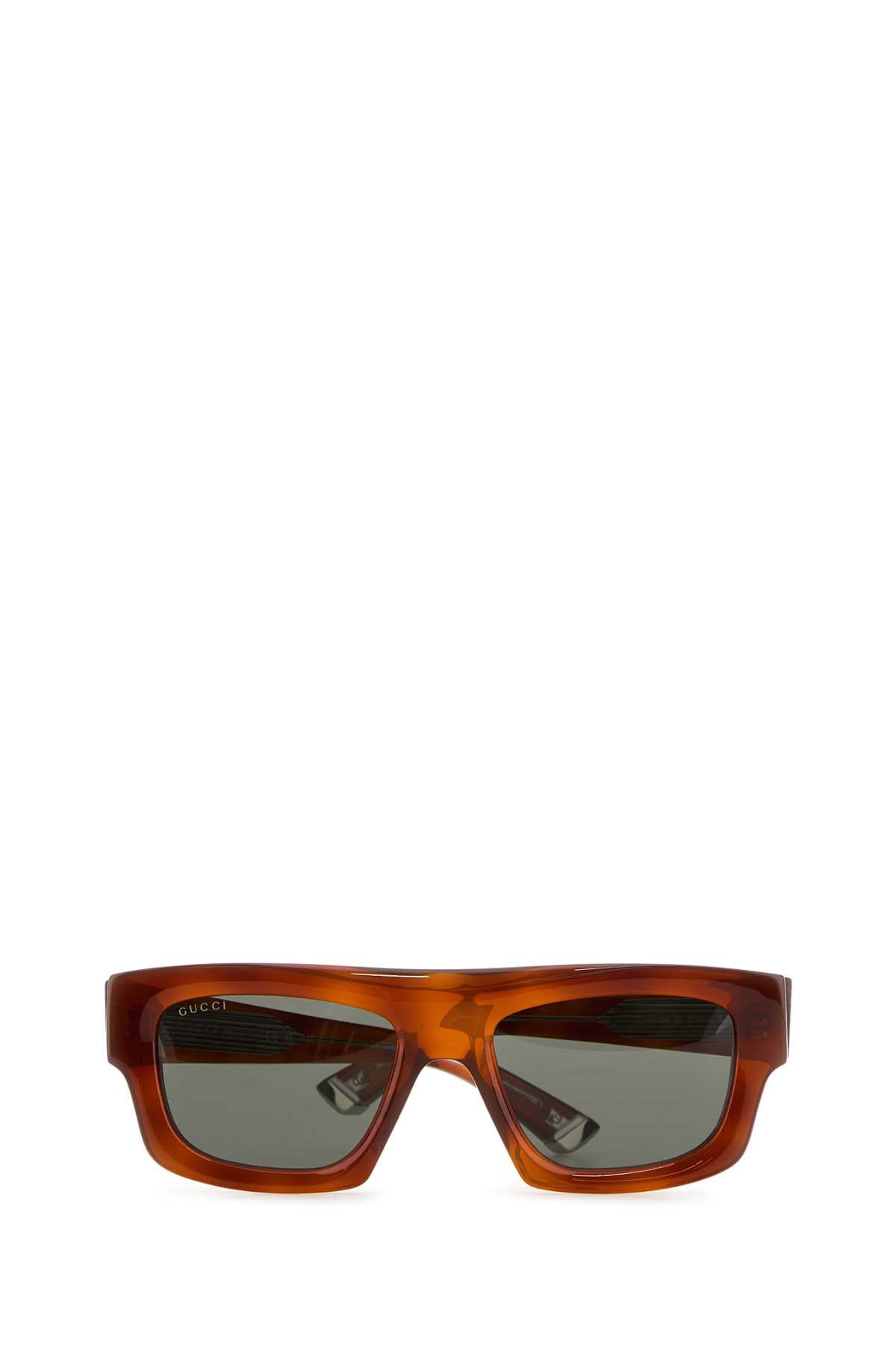 Gucci Men Caramel Acetate Sunglasses GUCCI