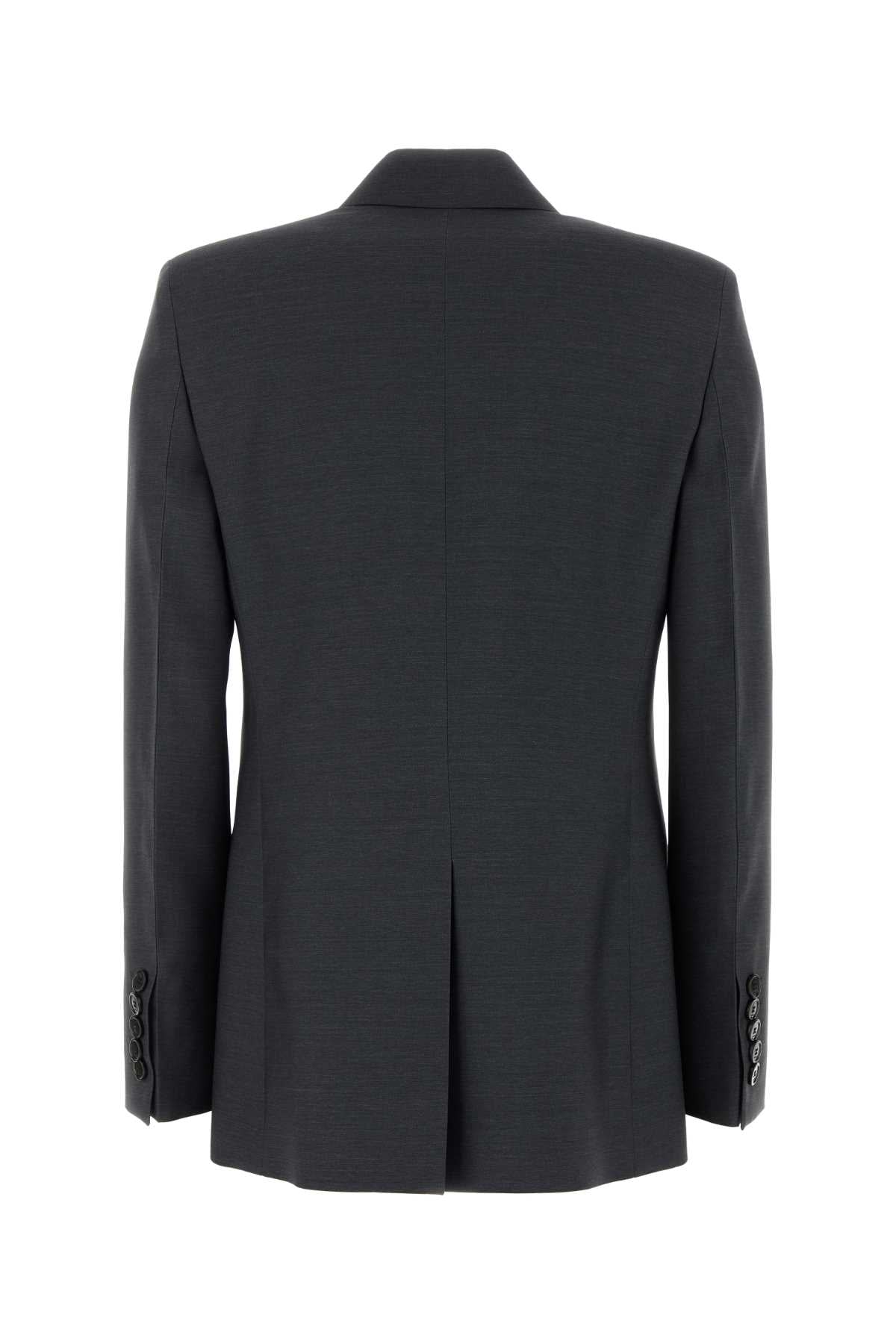 Gucci Women Graphite Wool Blazer GUCCI