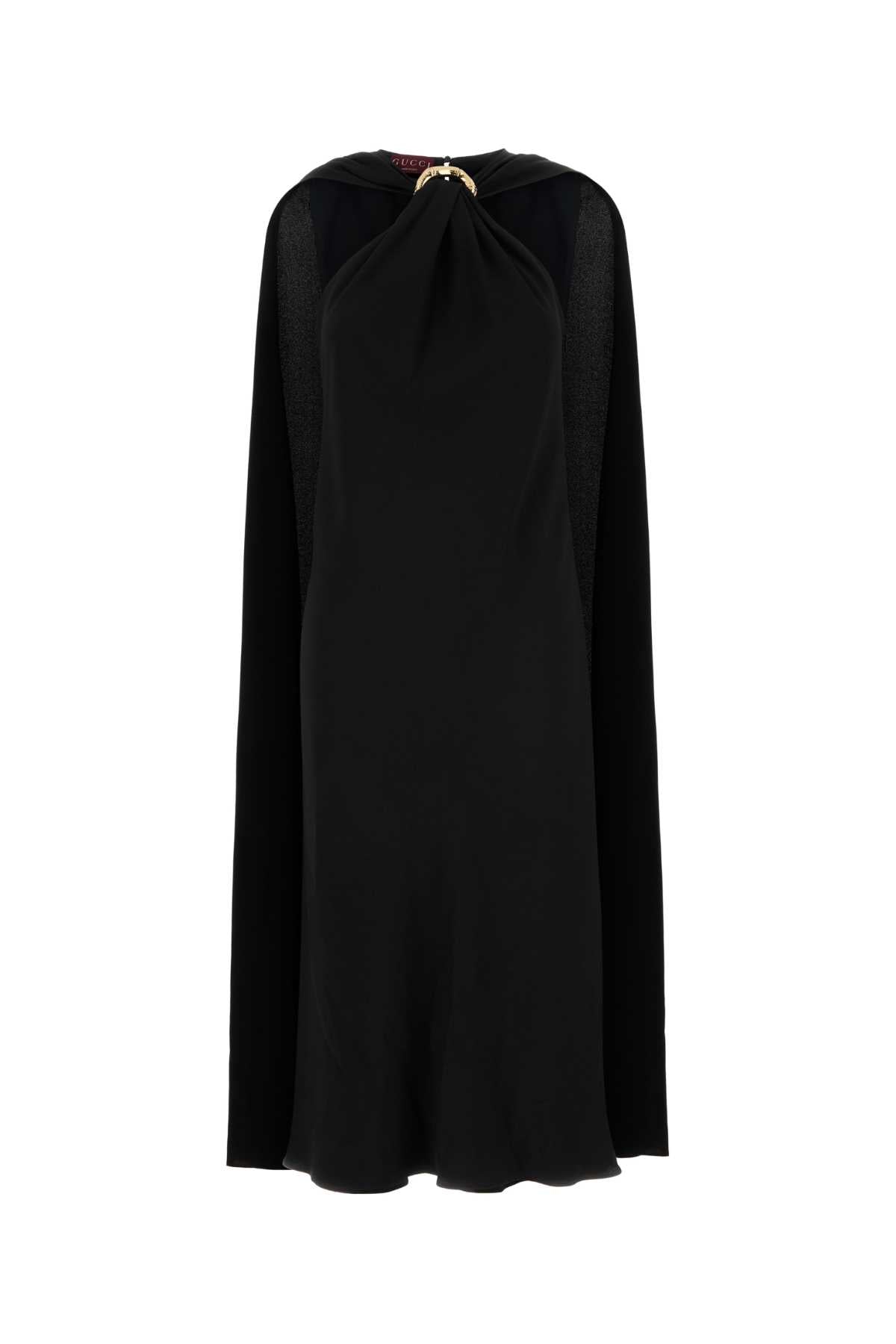 Gucci Women Black Crepe Dress GUCCI