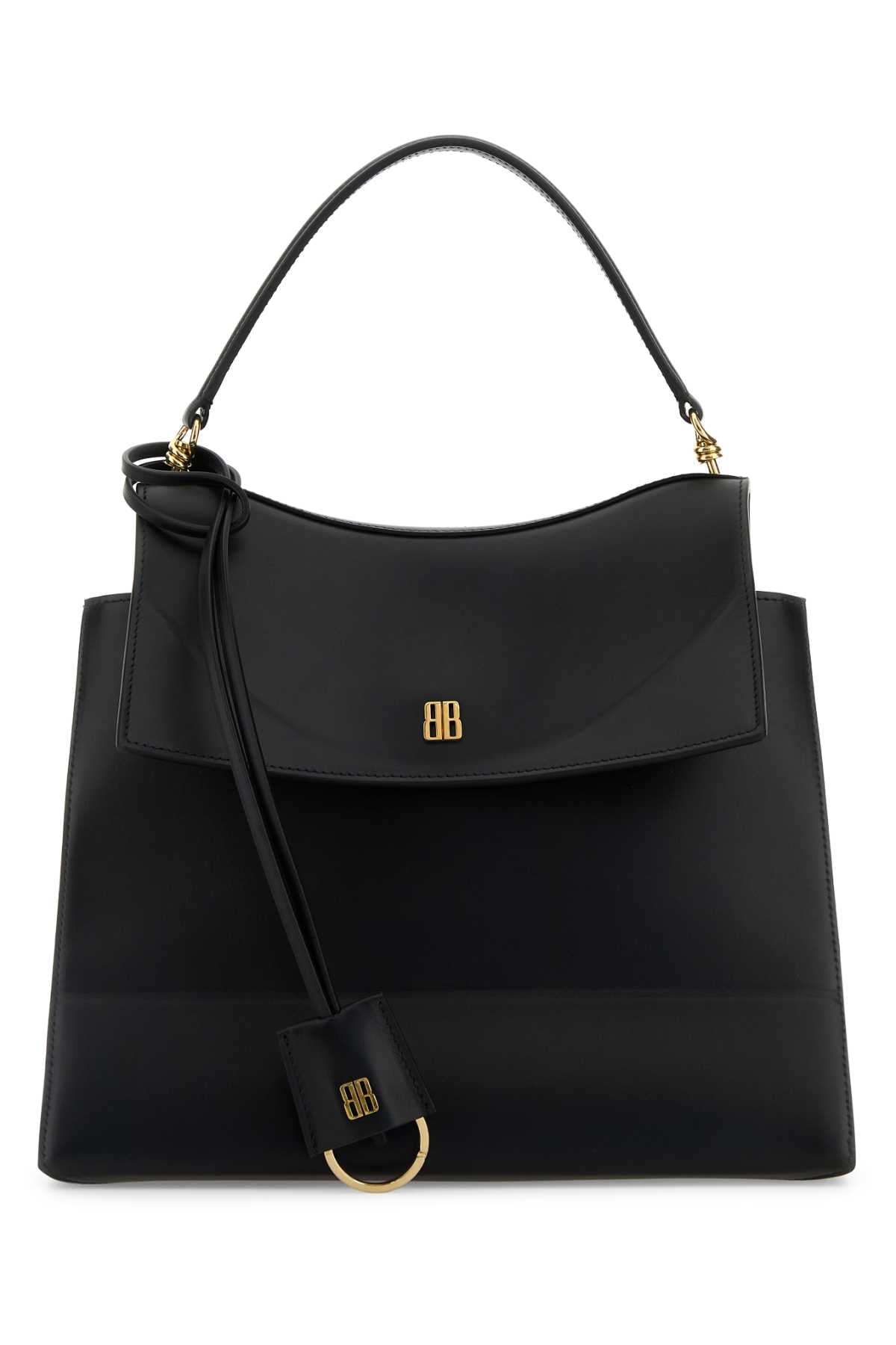 Balenciaga Women Black Leather Medium Nano Handbag BALENCIAGA