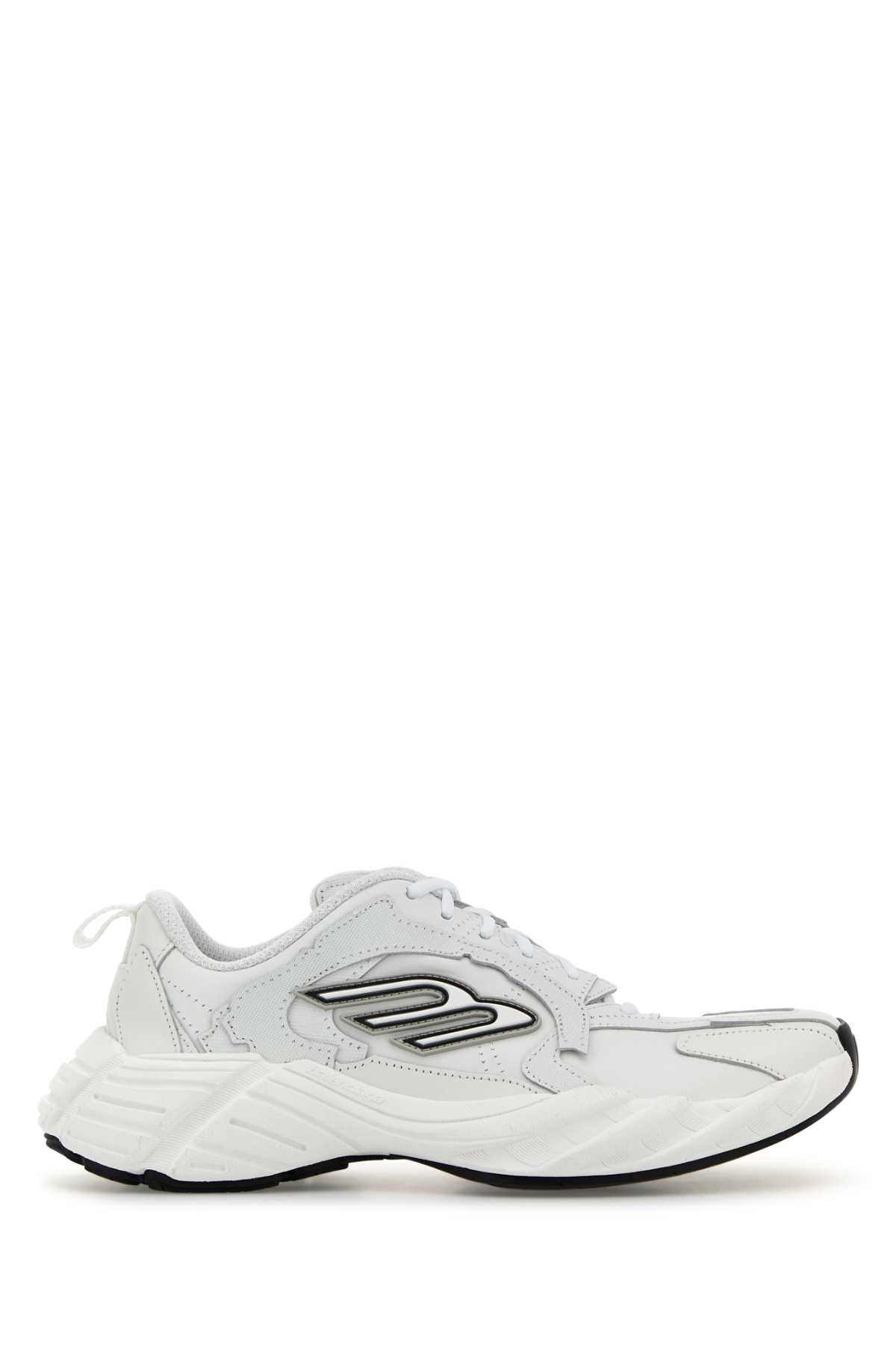 Balenciaga Women White Leather Monday Sneakers BALENCIAGA