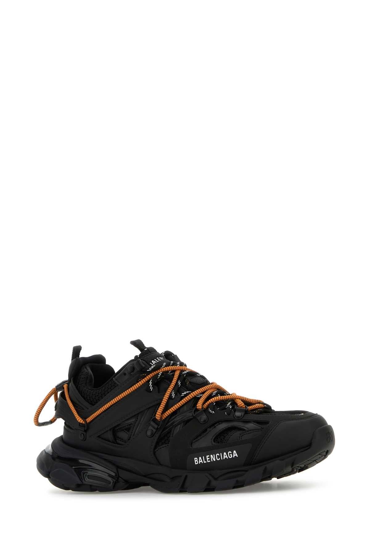 Balenciaga Men Black Mesh And Rubber Track Trail Sneakers BALENCIAGA