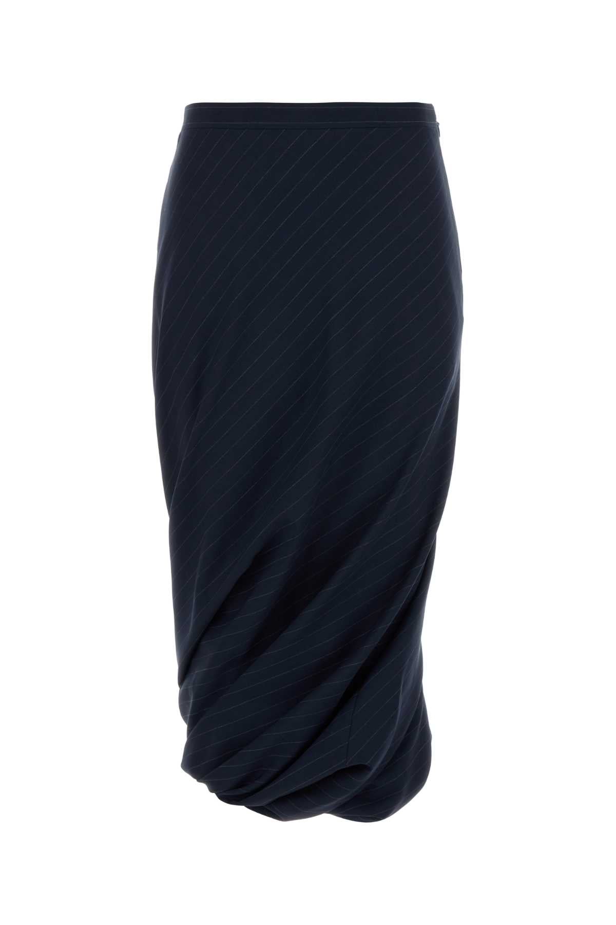 Balenciaga Women Embroidered Wool Skirt BALENCIAGA