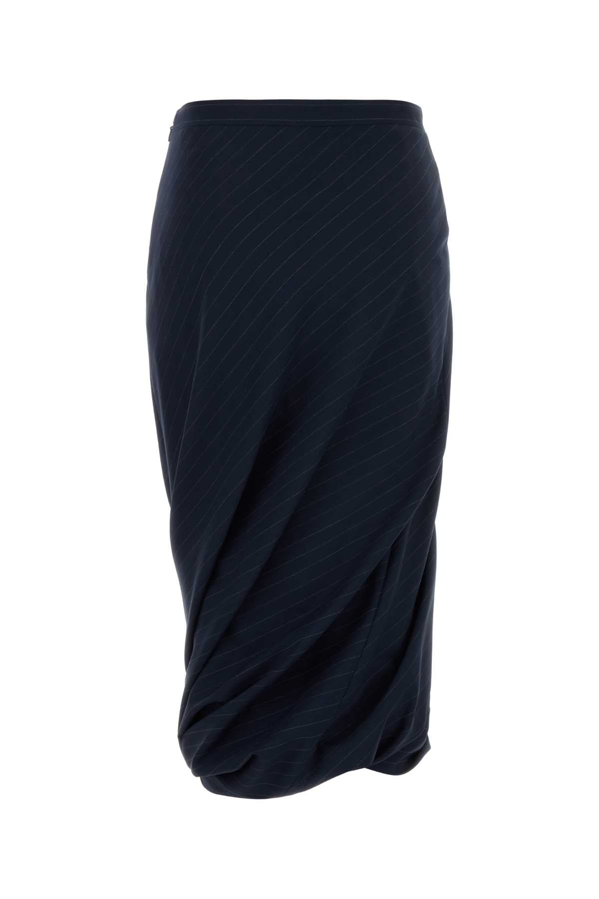 Balenciaga Women Embroidered Wool Skirt BALENCIAGA