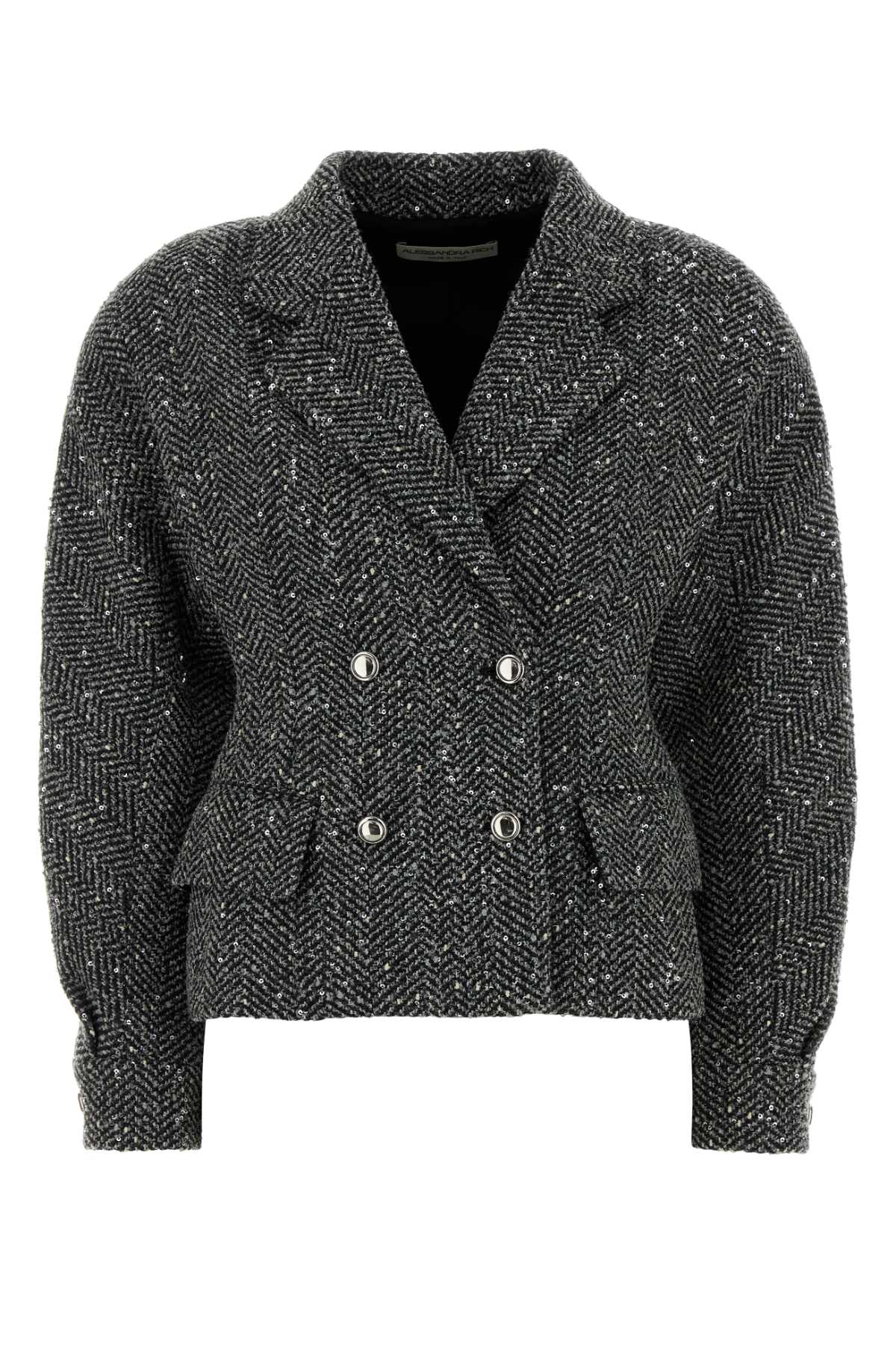 Alessandra Rich Women Multicolor Tweed Blazer ALESSANDRA RICH