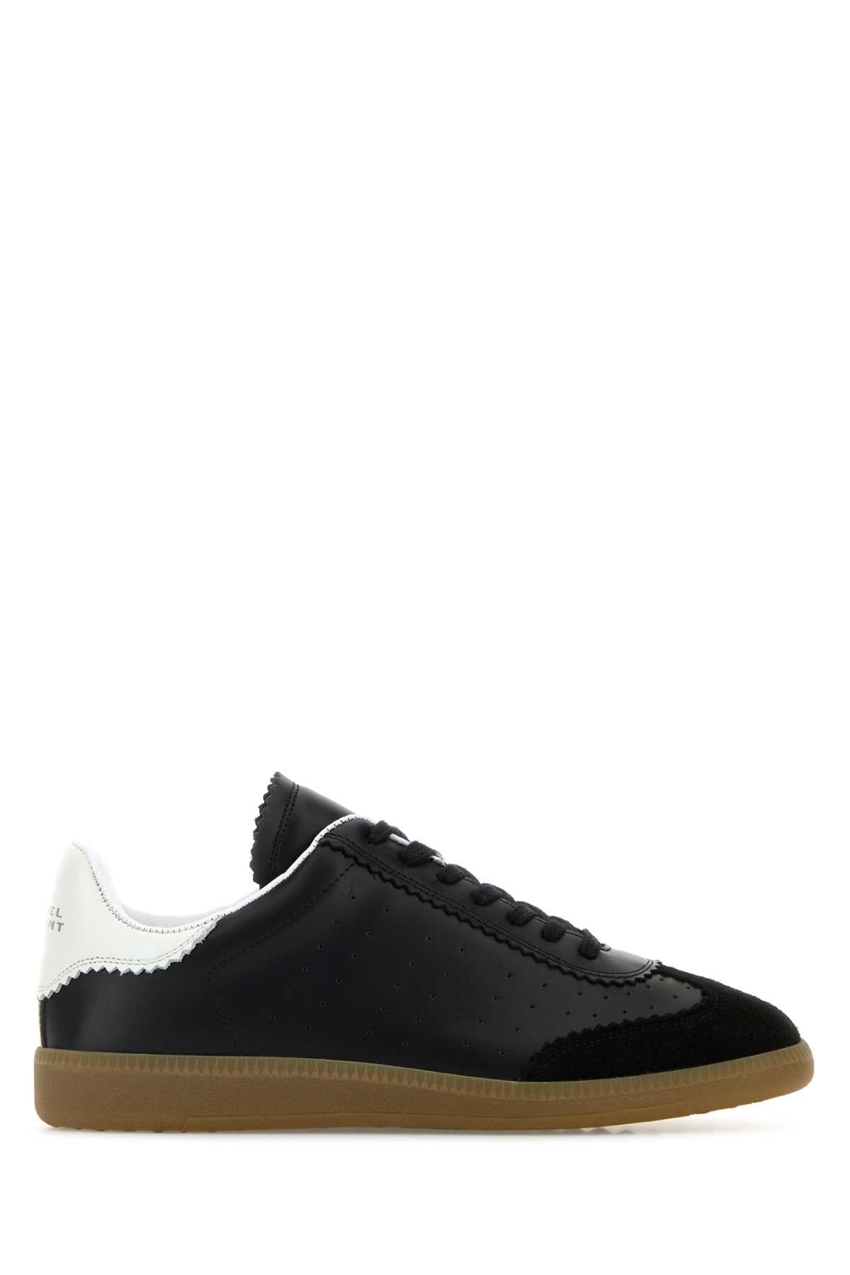 Isabel Marant Women Black Leather Bryce Sneakers ISABEL MARANT