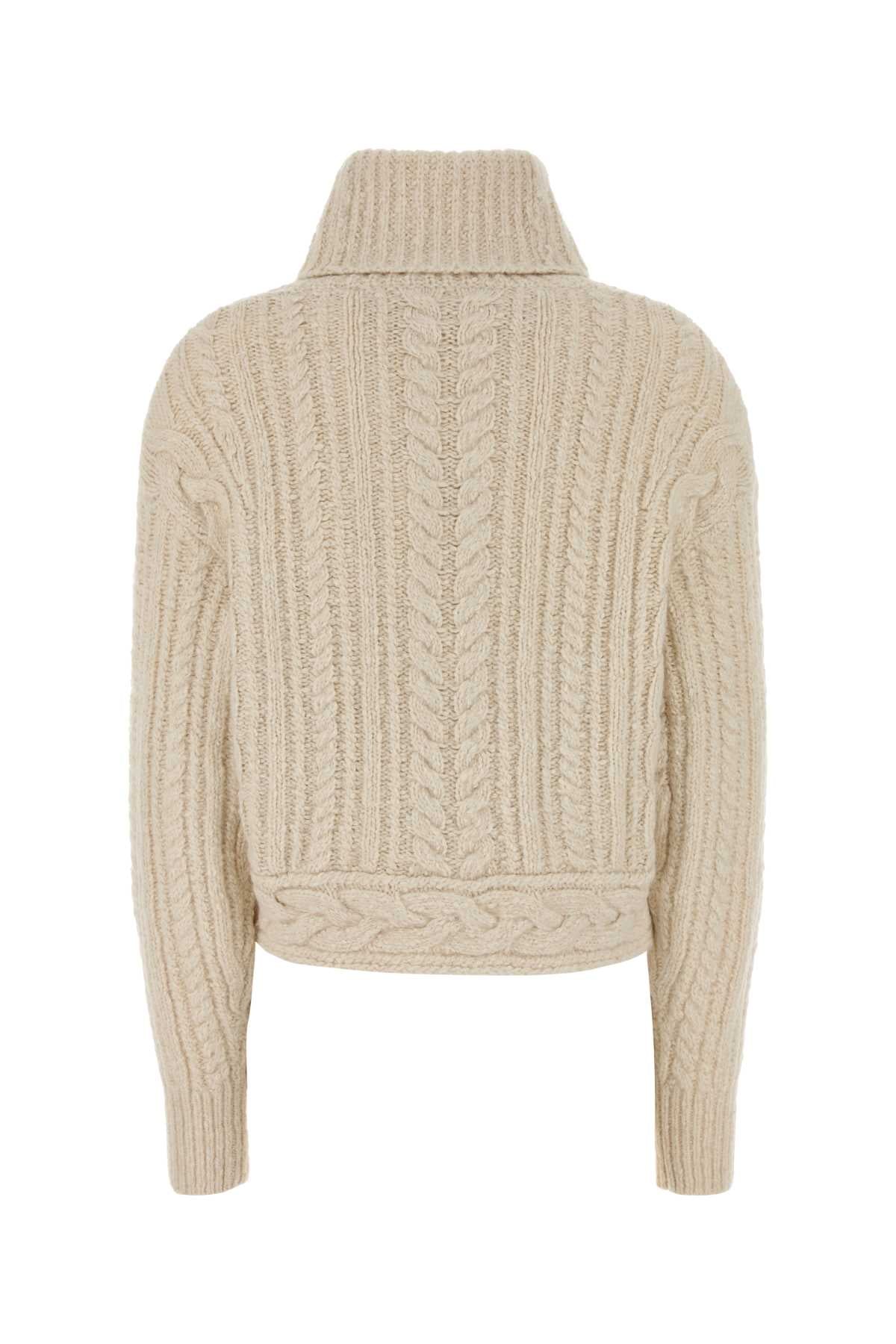 Isabel Marant Etoile Women Ivory Cotton Blend Brenda Sweater ISABEL MARANT ETOILE