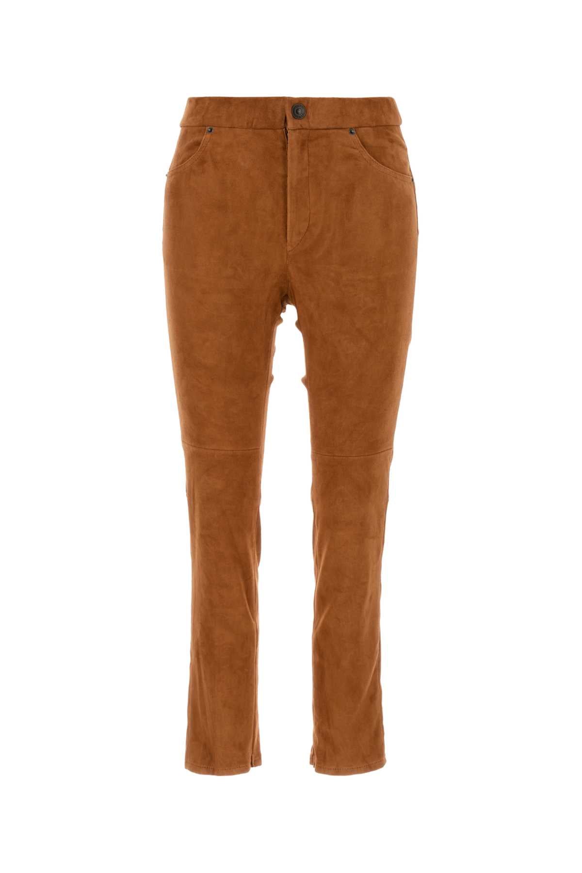 Isabel Marant Women Copper Suede Dorothea Pant ISABEL MARANT