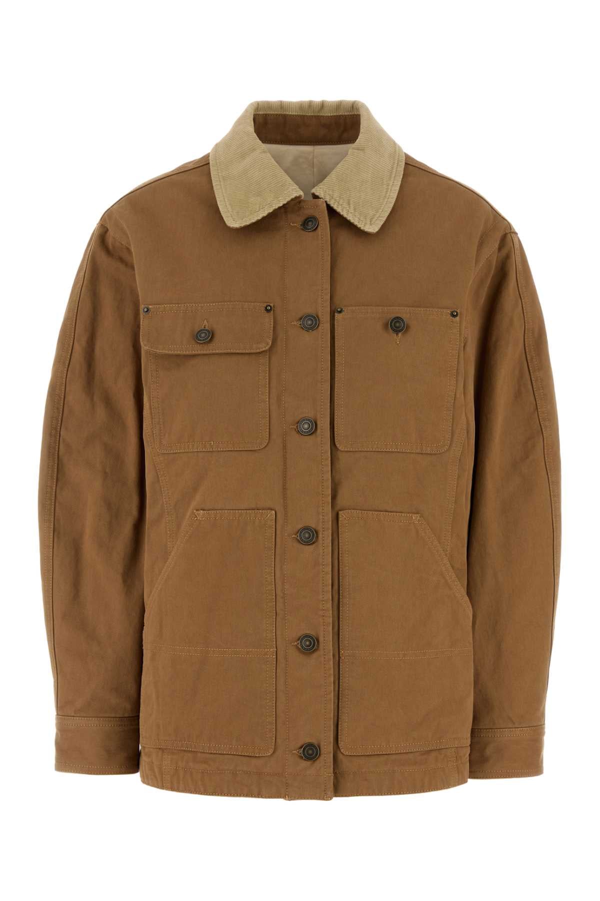 Isabel Marant Women Camel Denim Ninon Jacket ISABEL MARANT
