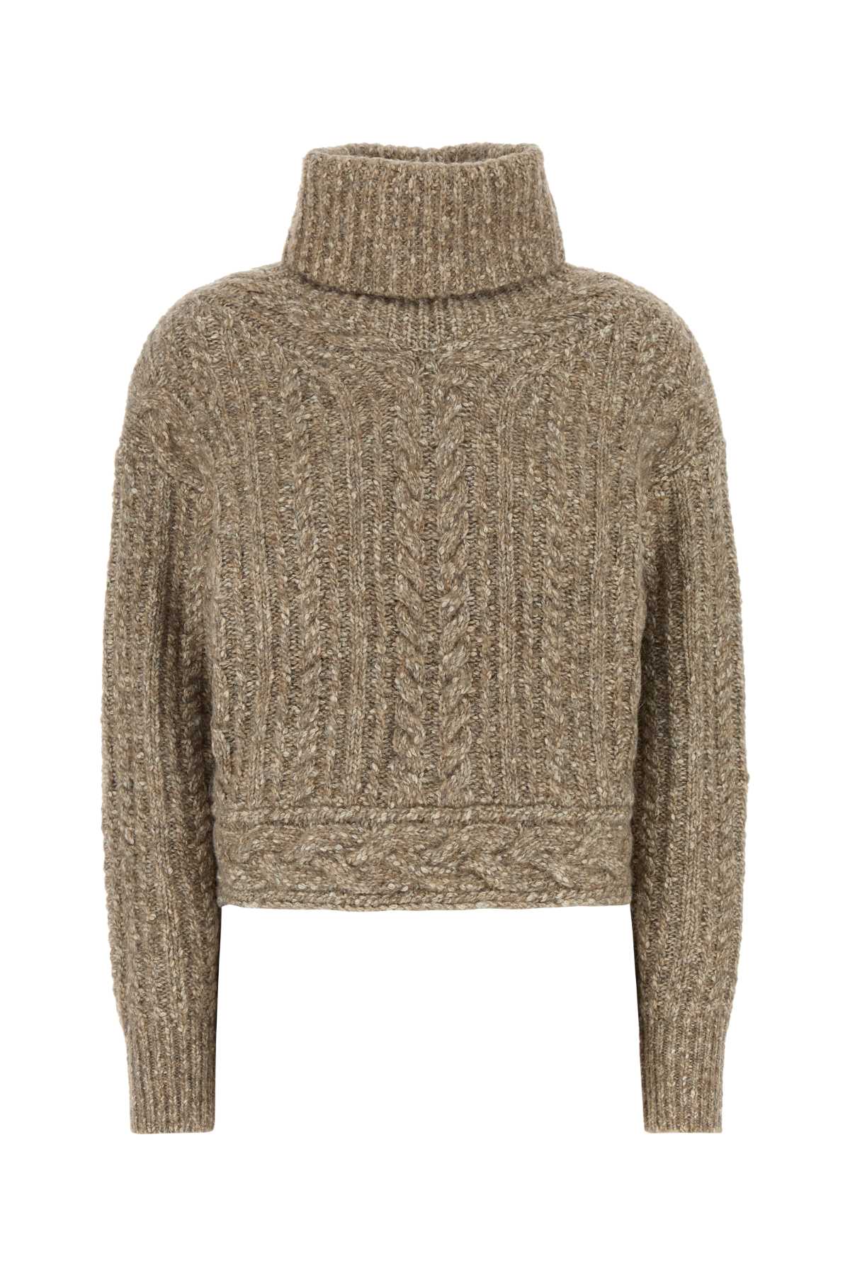 Isabel Marant Etoile Women Multicolor Stretch Cotton Blend Brenda Sweater ISABEL MARANT ETOILE