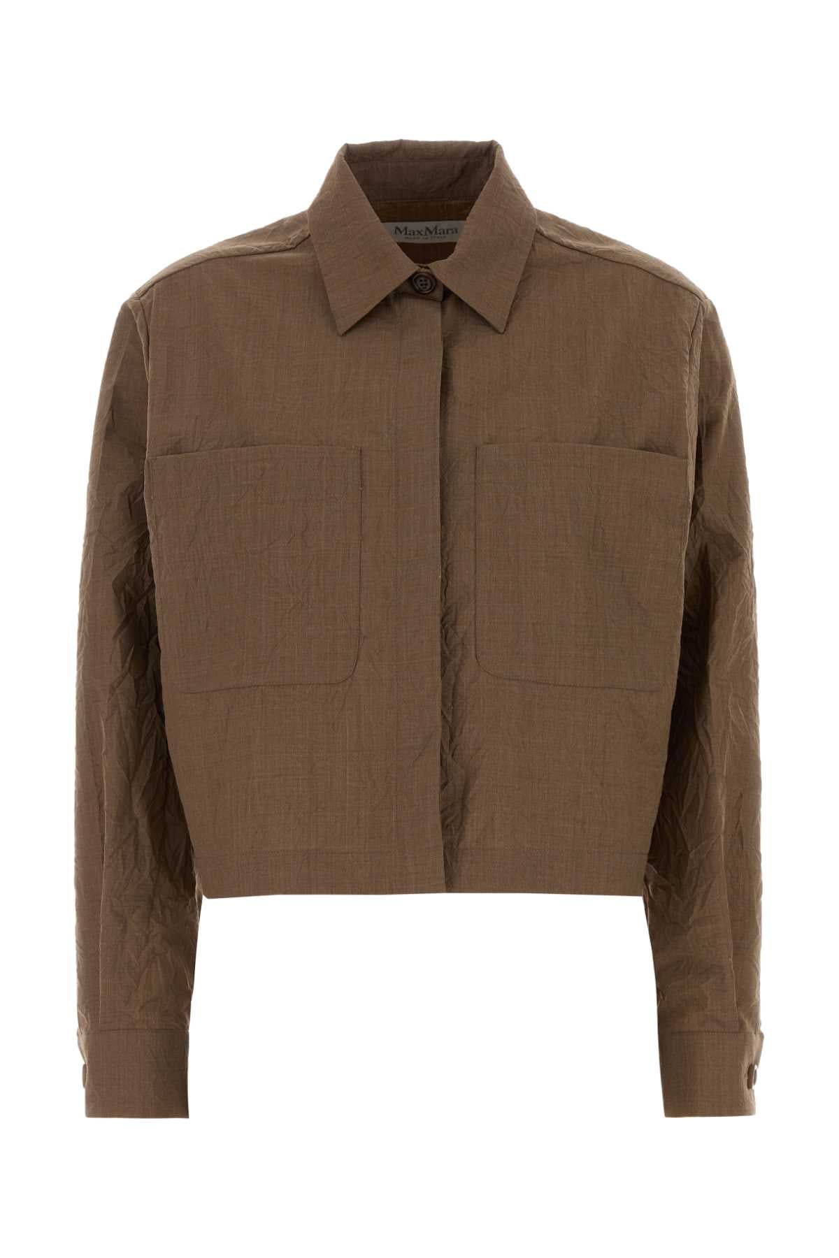 Max Mara Women Biscuit Wool Ricordo Shirt MAX MARA