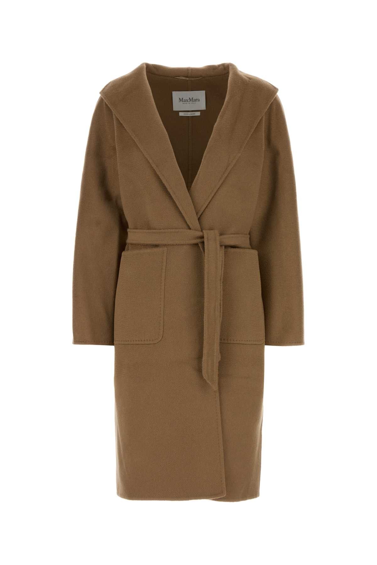 Max Mara Women Camel Cashmere Lilia Coat MAX MARA