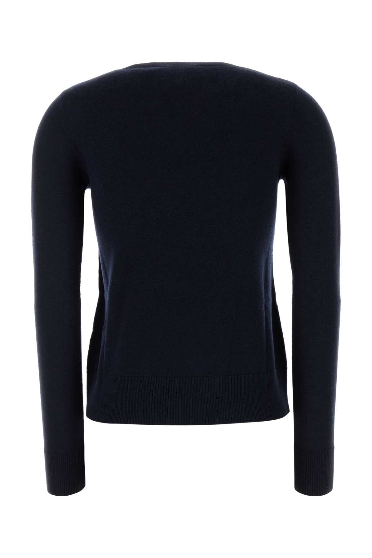 S Maxmara Women Midnight Blue Wool Idoneo Sweater S MAX MARA