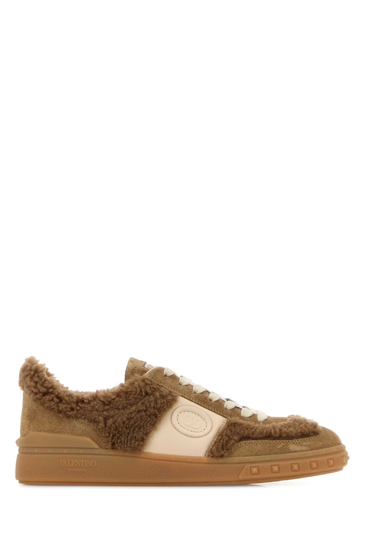 Valentino Garavani Women Camel Upvillage Sneakers VALENTINO GARAVANI