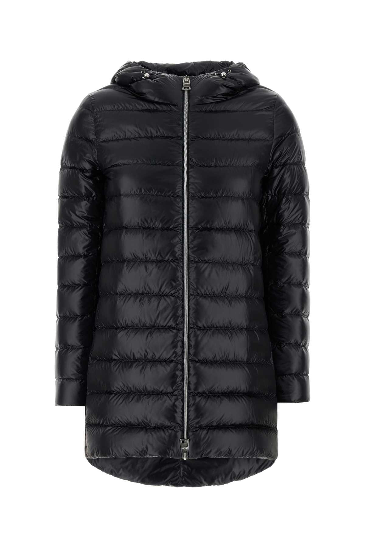 Herno Women Black Nylon Down Jacket HERNO