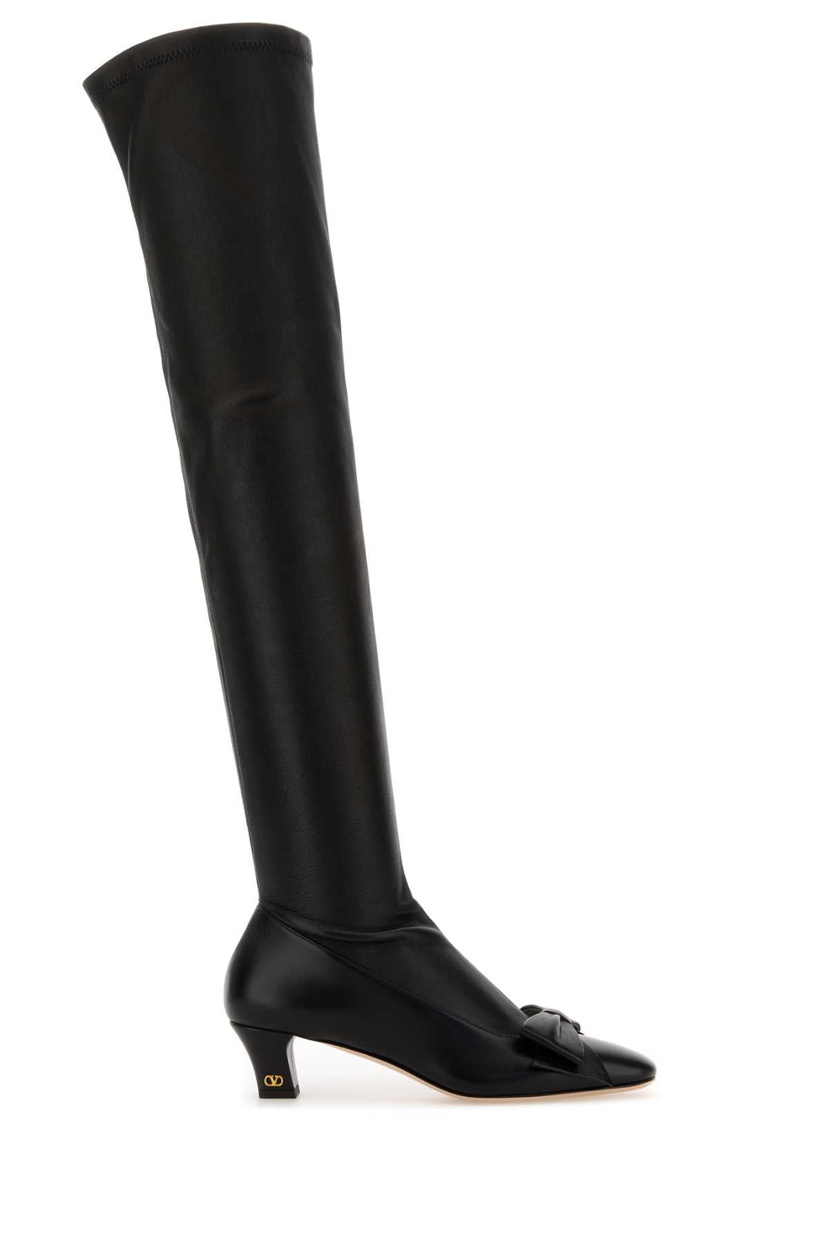 Valentino Garavani Women Black Leather Boots VALENTINO GARAVANI