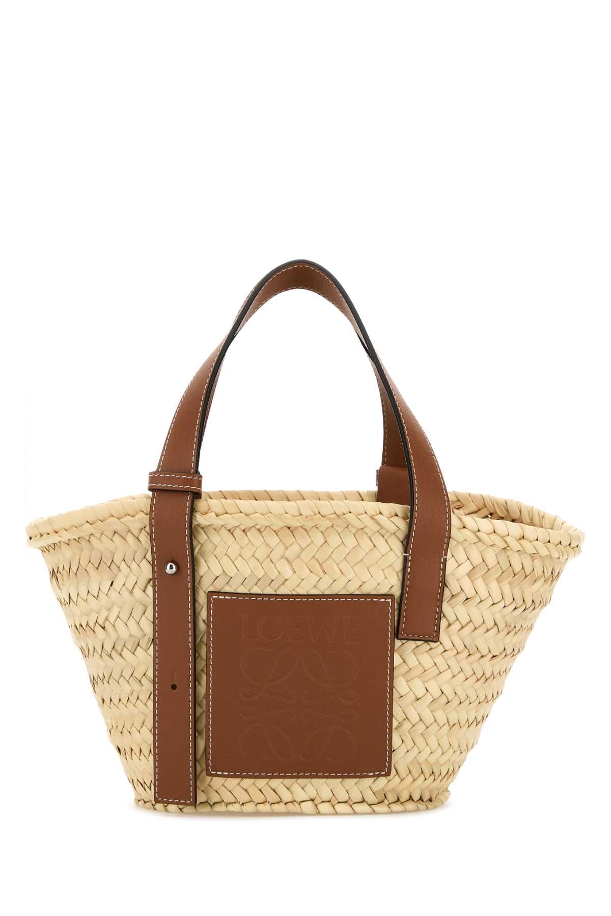 Loewe Women Palm Leaf Small Basket Handbag LOEWE