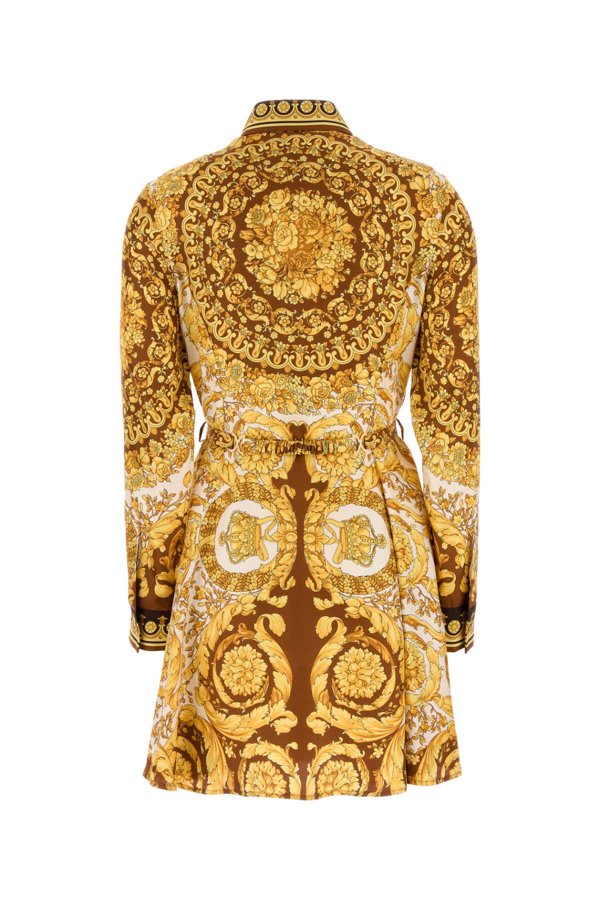 Versace Women Printed Twill Shirt Dress VERSACE
