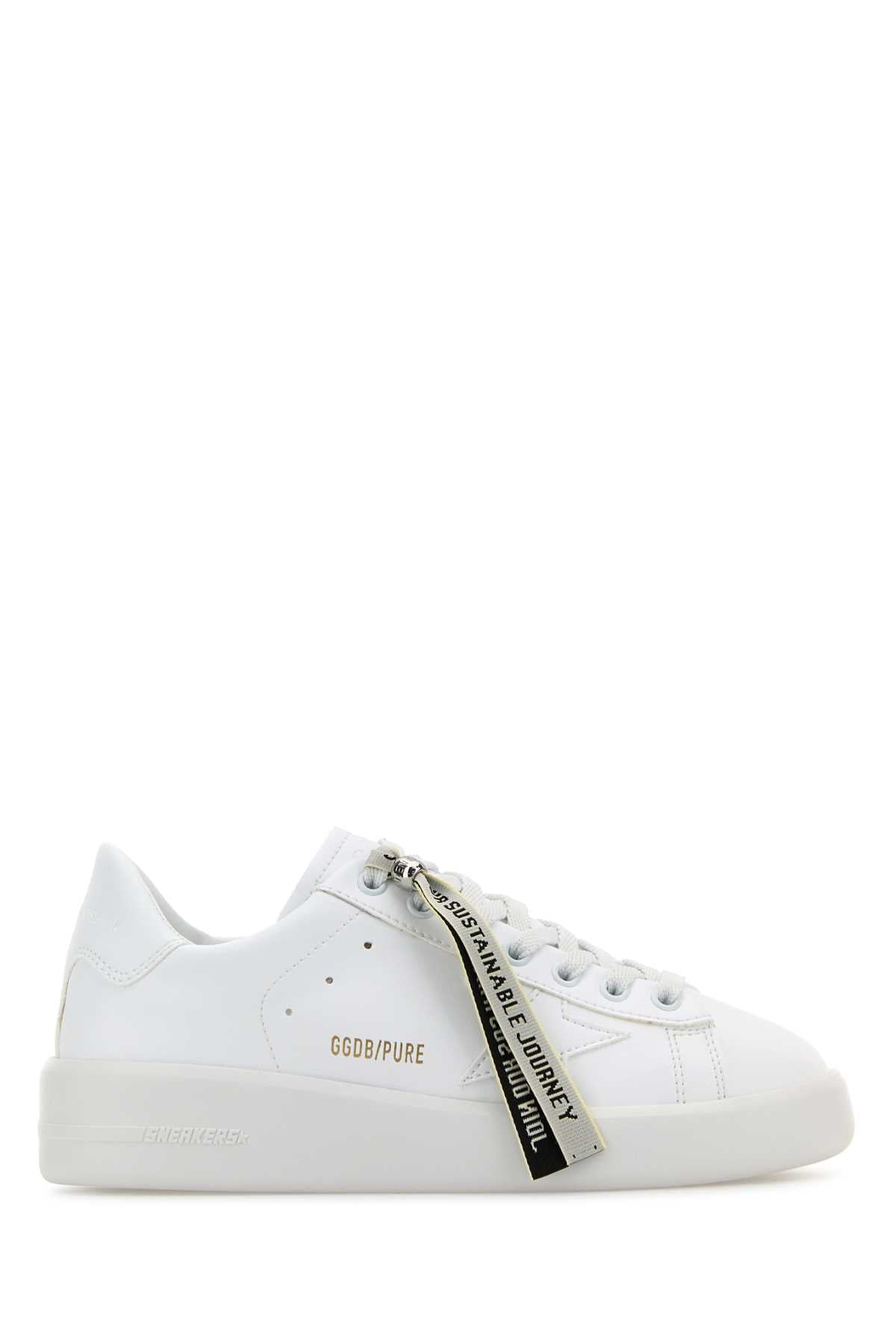 Golden Goose Deluxe Brand Women White Leather Pure New Sneakers GOLDEN GOOSE
