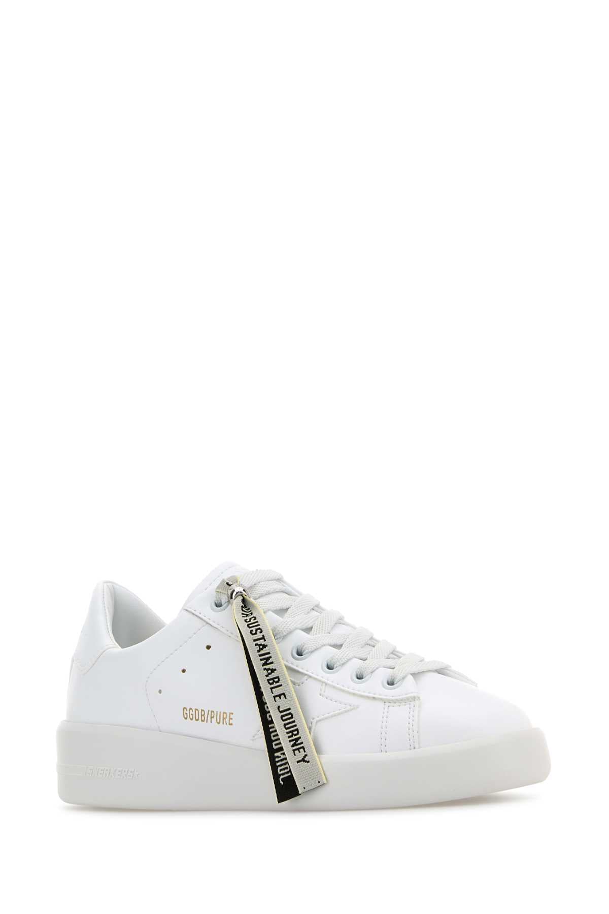 Golden Goose Deluxe Brand Women White Leather Pure New Sneakers GOLDEN GOOSE