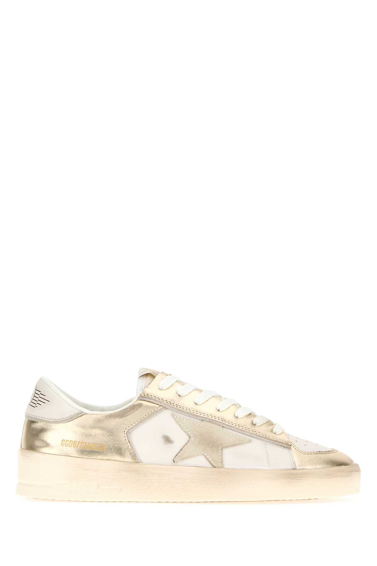 Golden Goose Deluxe Brand Women Two-Tone Leather Stardan Sneakers GOLDEN GOOSE