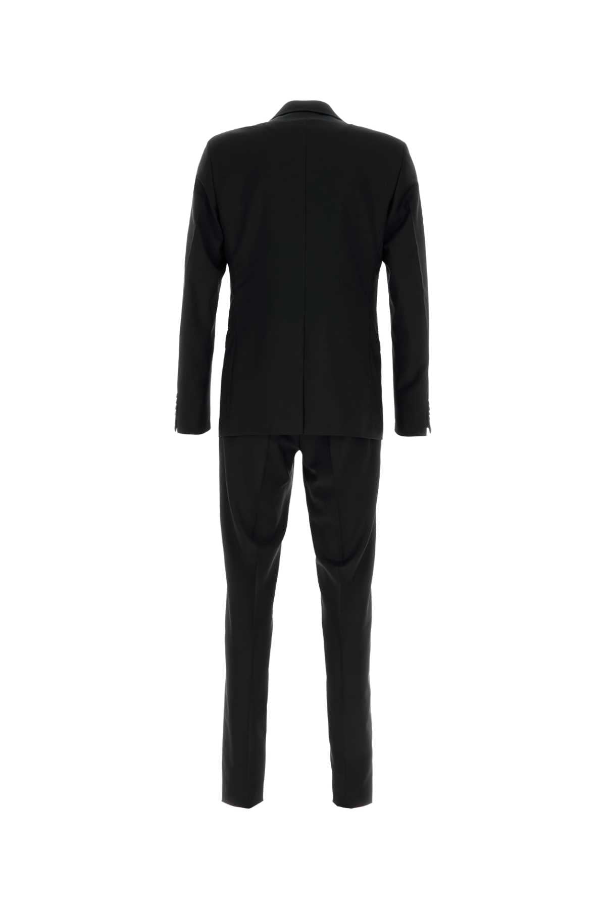 Prada Men Black Wool Blend Suit PRADA