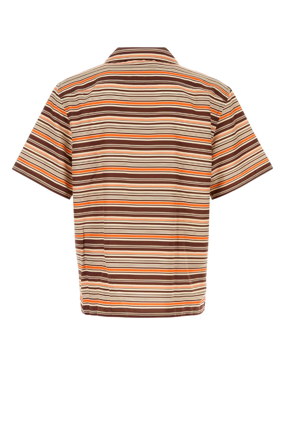 Prada Men Embroidered Cotton Blend Shirt PRADA