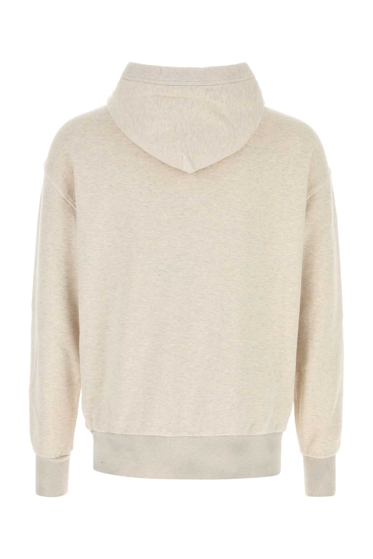 Prada Men Melange Sand Cotton Sweatshirt PRADA