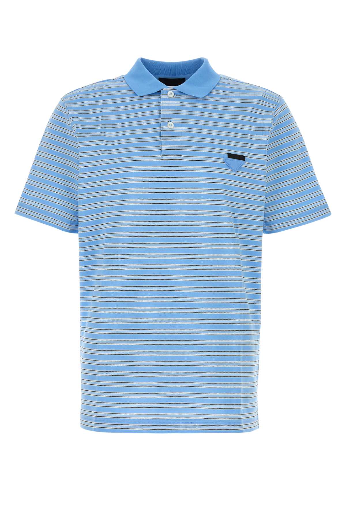 Prada Men Embroidered Piquet Polo Shirt PRADA