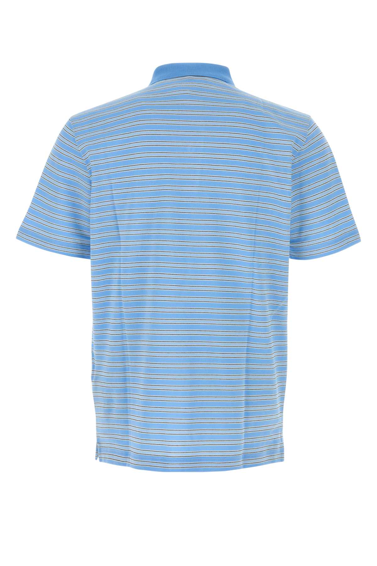 Prada Men Embroidered Piquet Polo Shirt PRADA